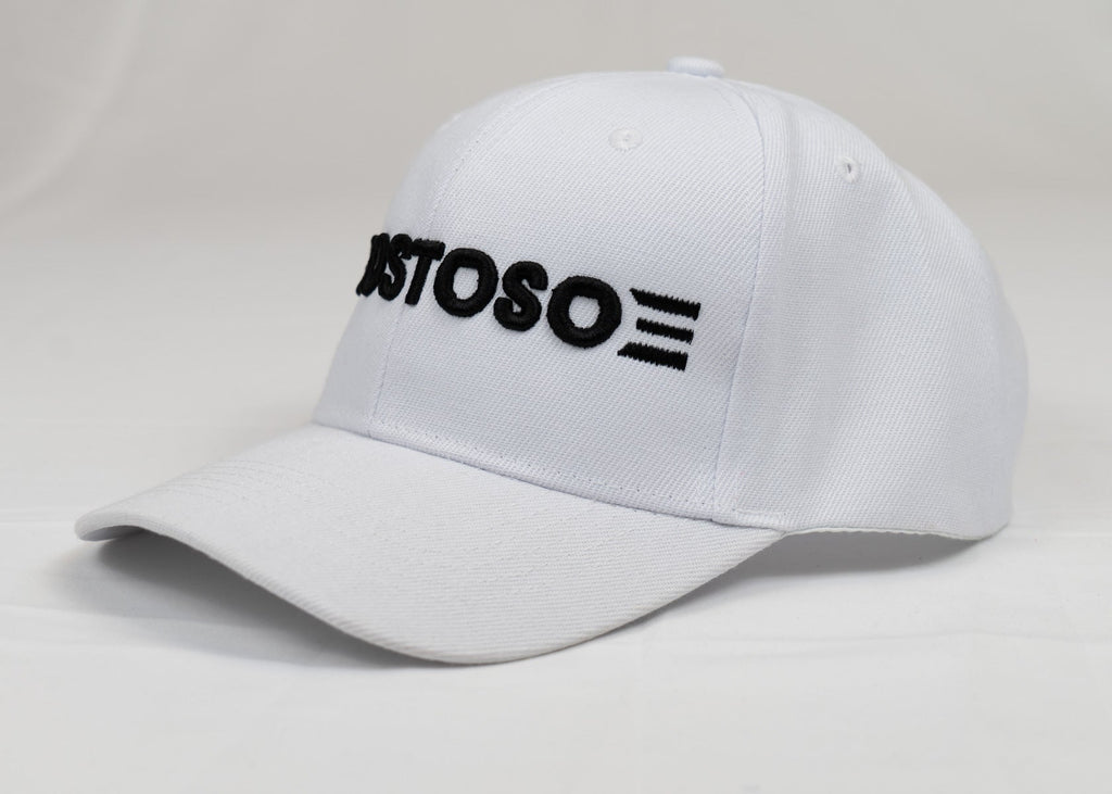 CA-RIO-CA New 3D Puff Gostoso Streifen Logo Bestickte Baseballkappe - Schwarz/Weiß