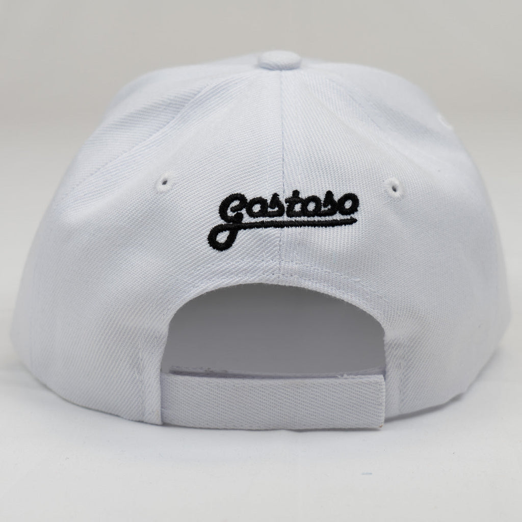 CA-RIO-CA New 3D Puff Gostoso Streifen Logo Bestickte Baseballkappe - Schwarz/Weiß