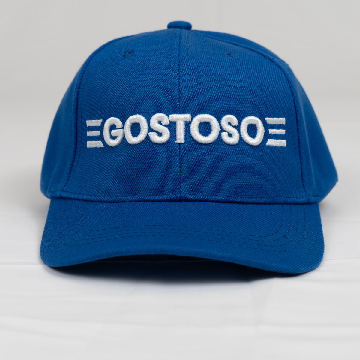 Nueva gorra de béisbol bordada con el logotipo de rayas Gostoso en 3D