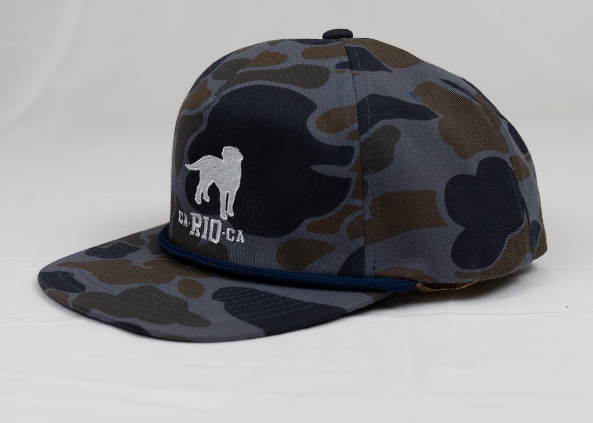 GORRA DE CAMUFLAJE ESTILO OLD SCHOOL CA-RIO-CA CON CUERDA Y ESTRUCTURA BLANDA