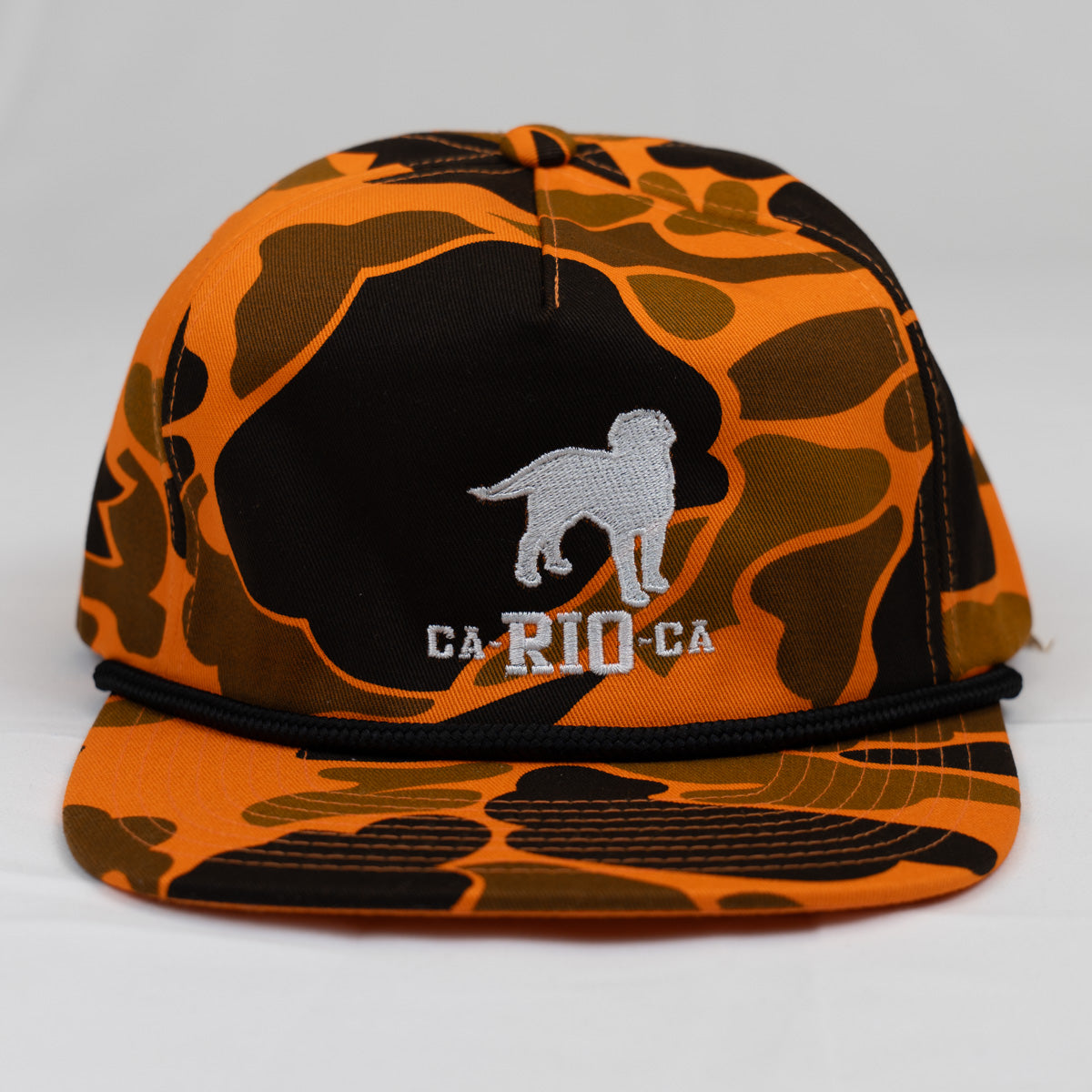 GORRA DE CAMUFLAJE ESTILO OLD SCHOOL CA-RIO-CA CON CUERDA Y ESTRUCTURA BLANDA