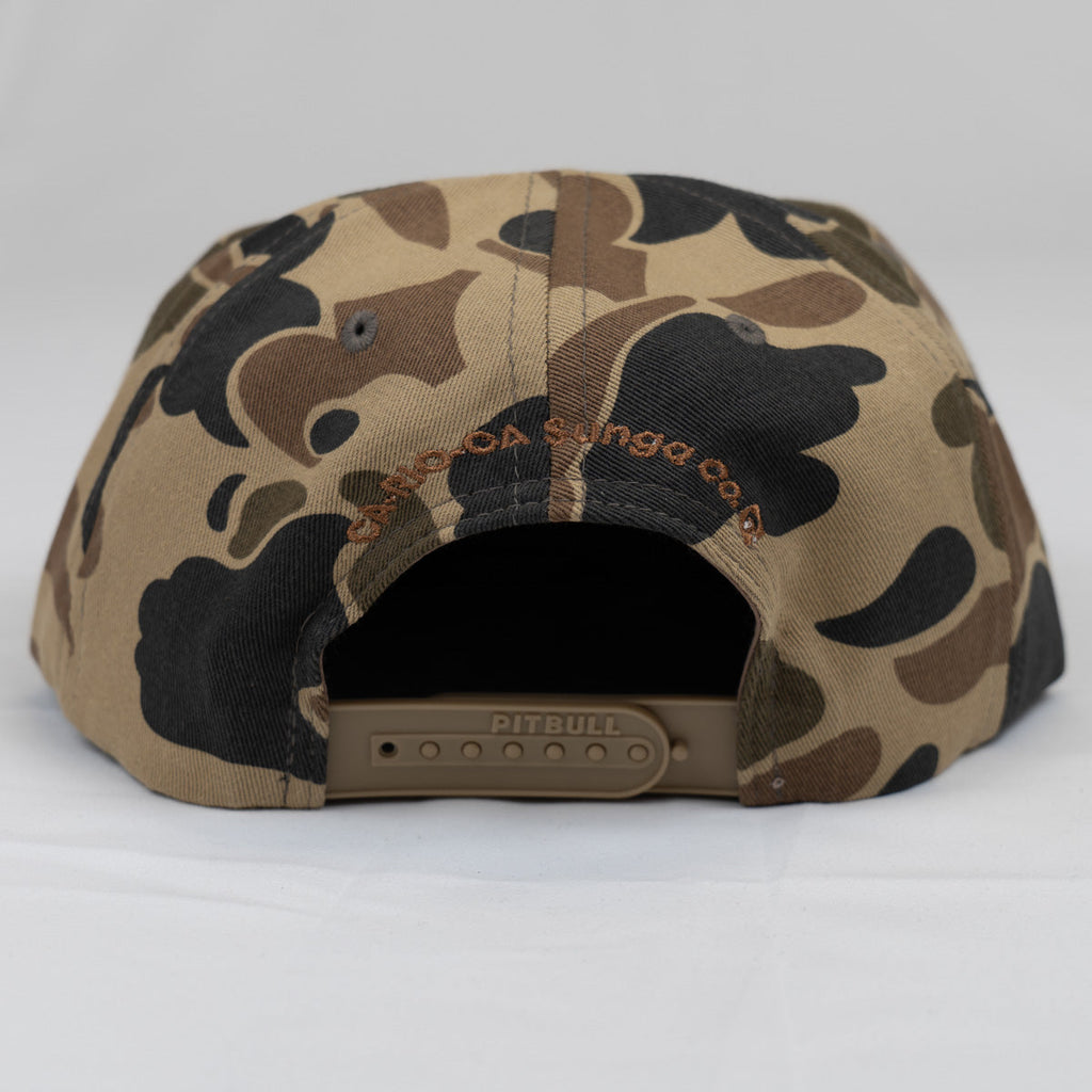 CA-RIO-CA OLD SCHOOL CAMO UNSTRUCTURED ROPE HAT