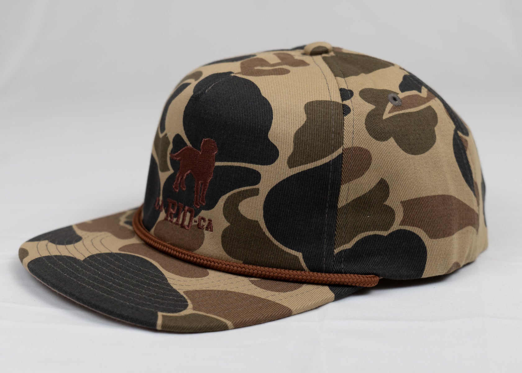 OLD SCHOOL CAMO UNSTRUCTURED ROPE HAT