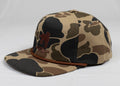 CA-RIO-CA OLD SCHOOL CAMO UNSTRUCTURED ROPE HAT