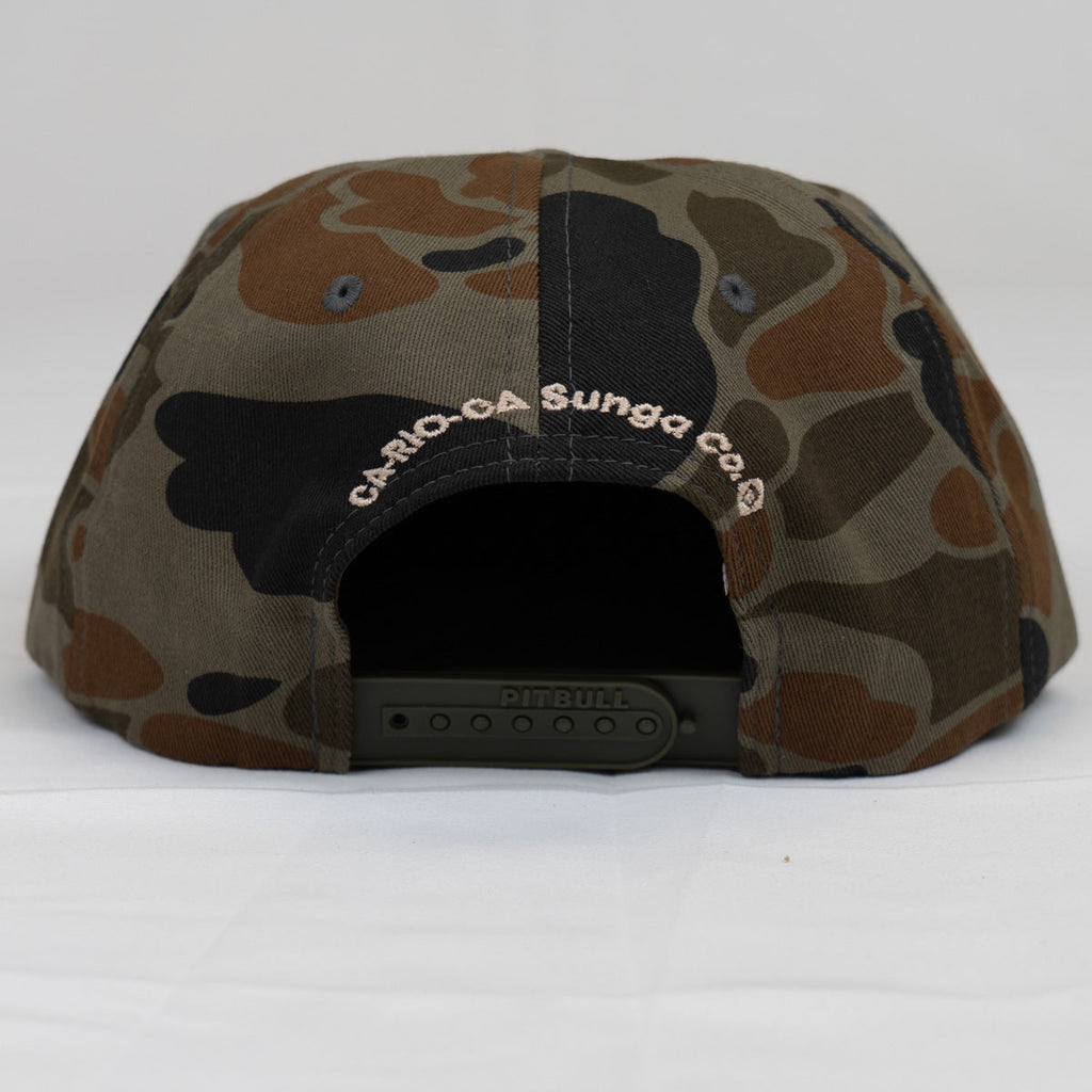 CA-RIO-CA OLD SCHOOL CAMO UNSTRUCTURED ROPE HAT