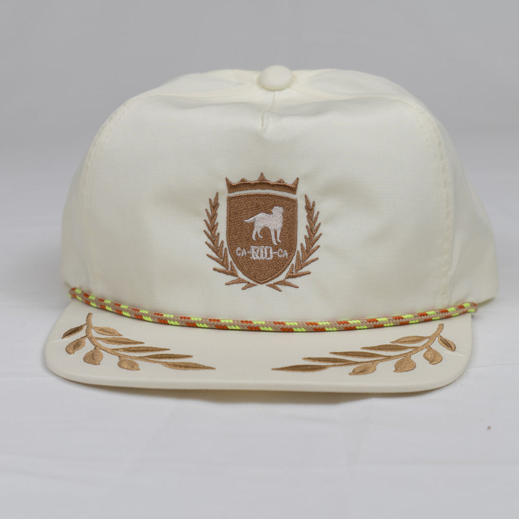 Gorra CA-RIO-CA Crest Logo sin Estructura Bay Leaf Snapback Rope