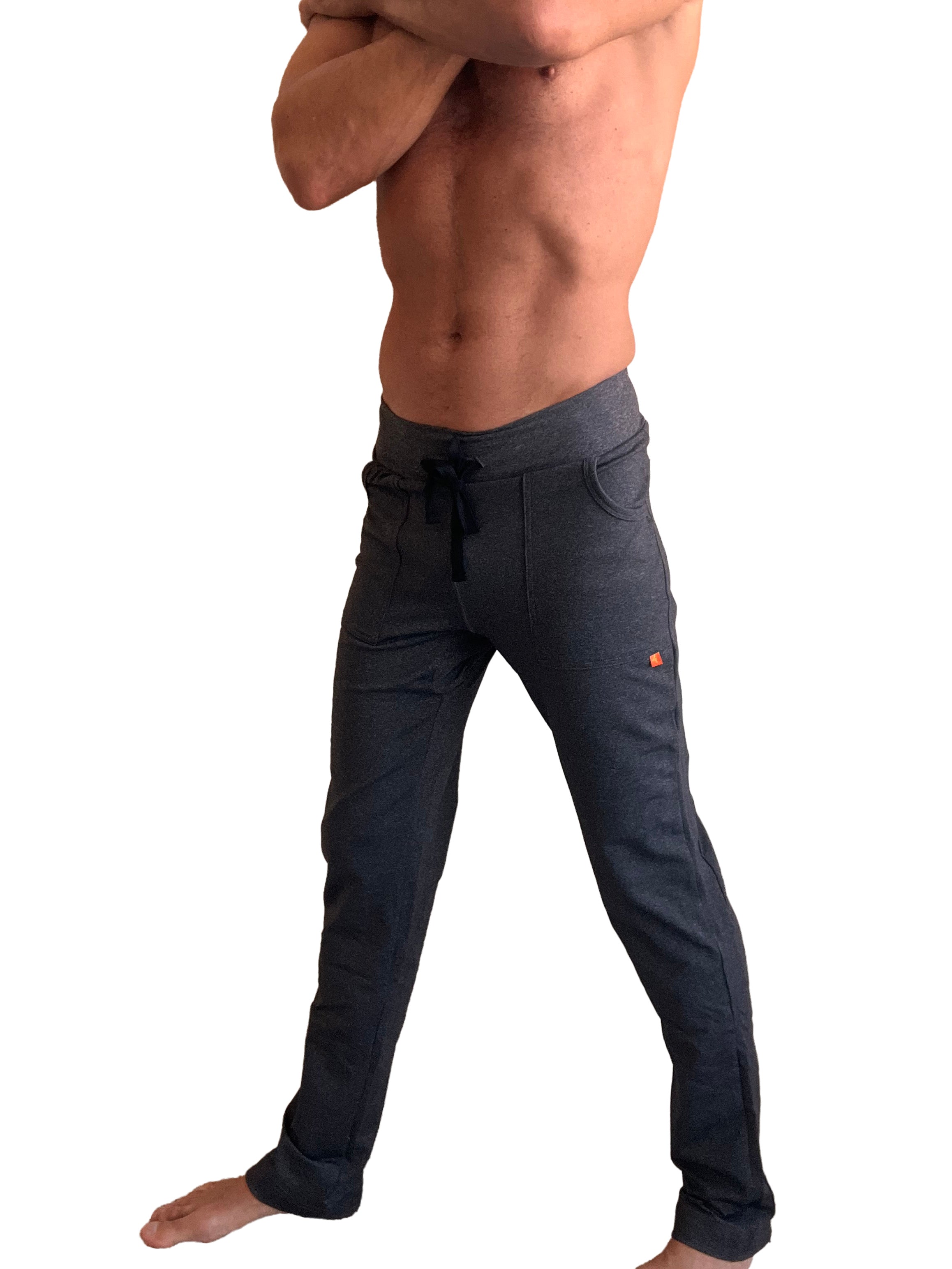 PERFORMANCE-PremiumLong Cuffed JOGGER & Yoga Sweat Pants (Charcoal Heather) - DealByEthan.gay loves 4-rth