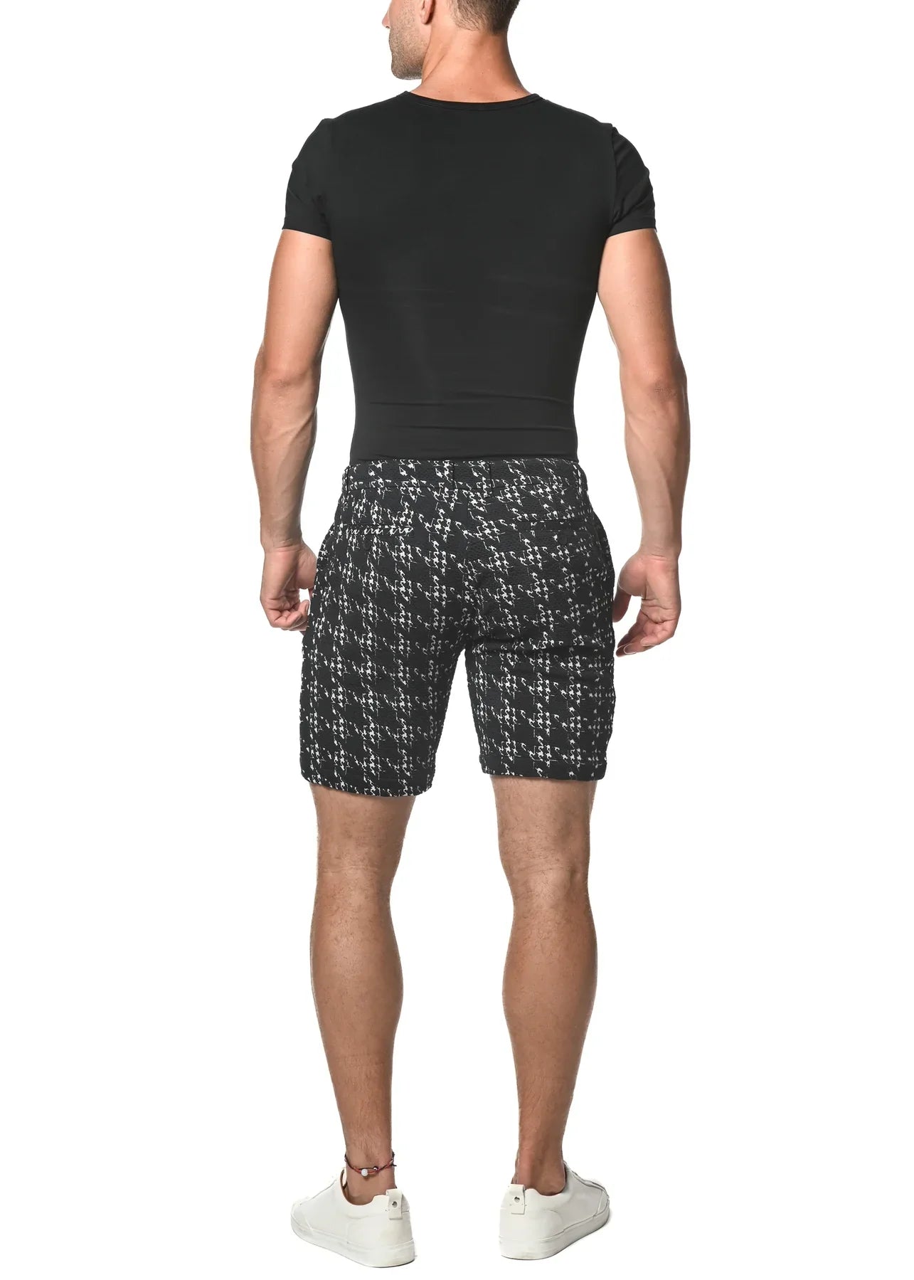 JACQUARD STRETCH KNIT SHORT