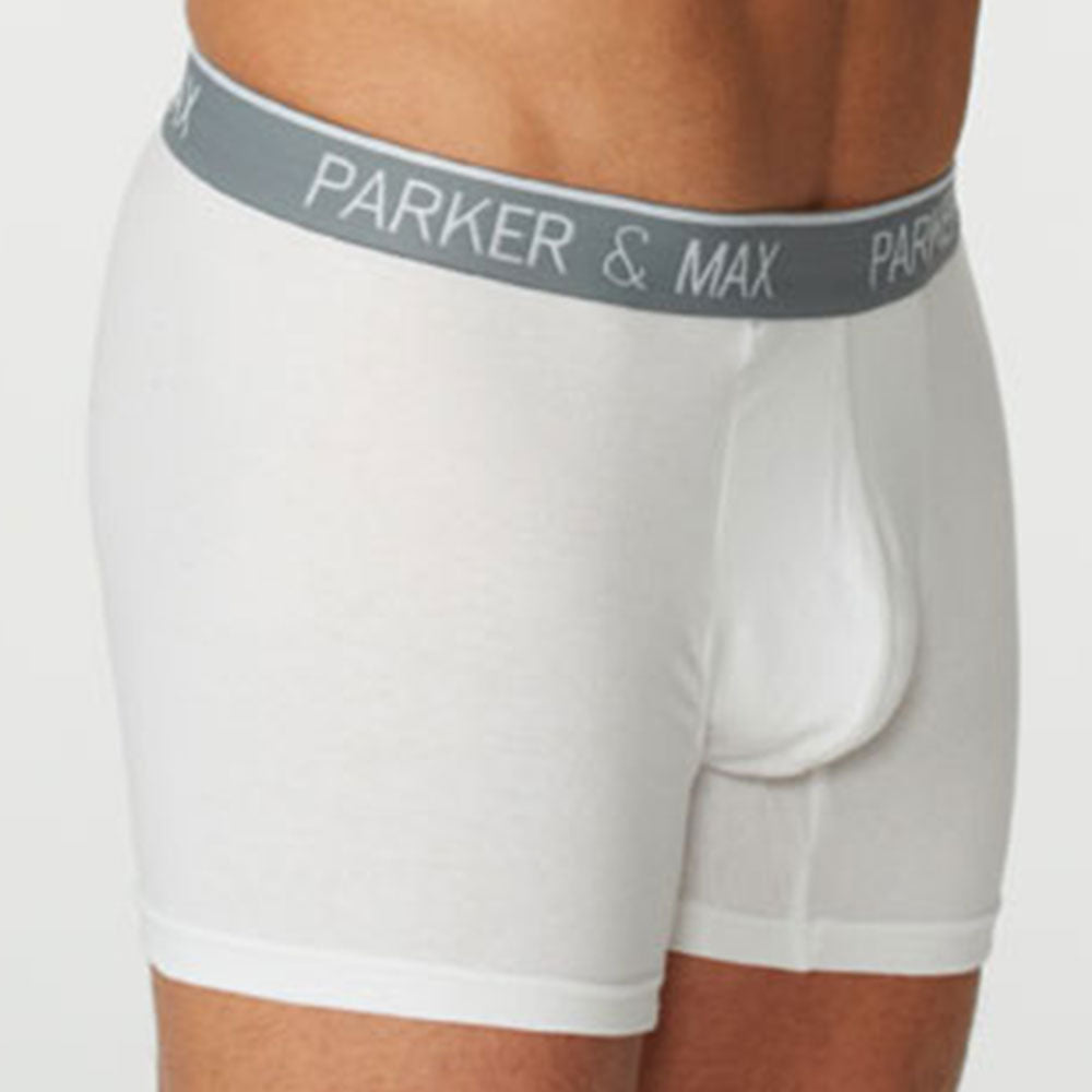 Parker & Max PMFPCS-B1  Classic Cotton Stretch Brief Heather