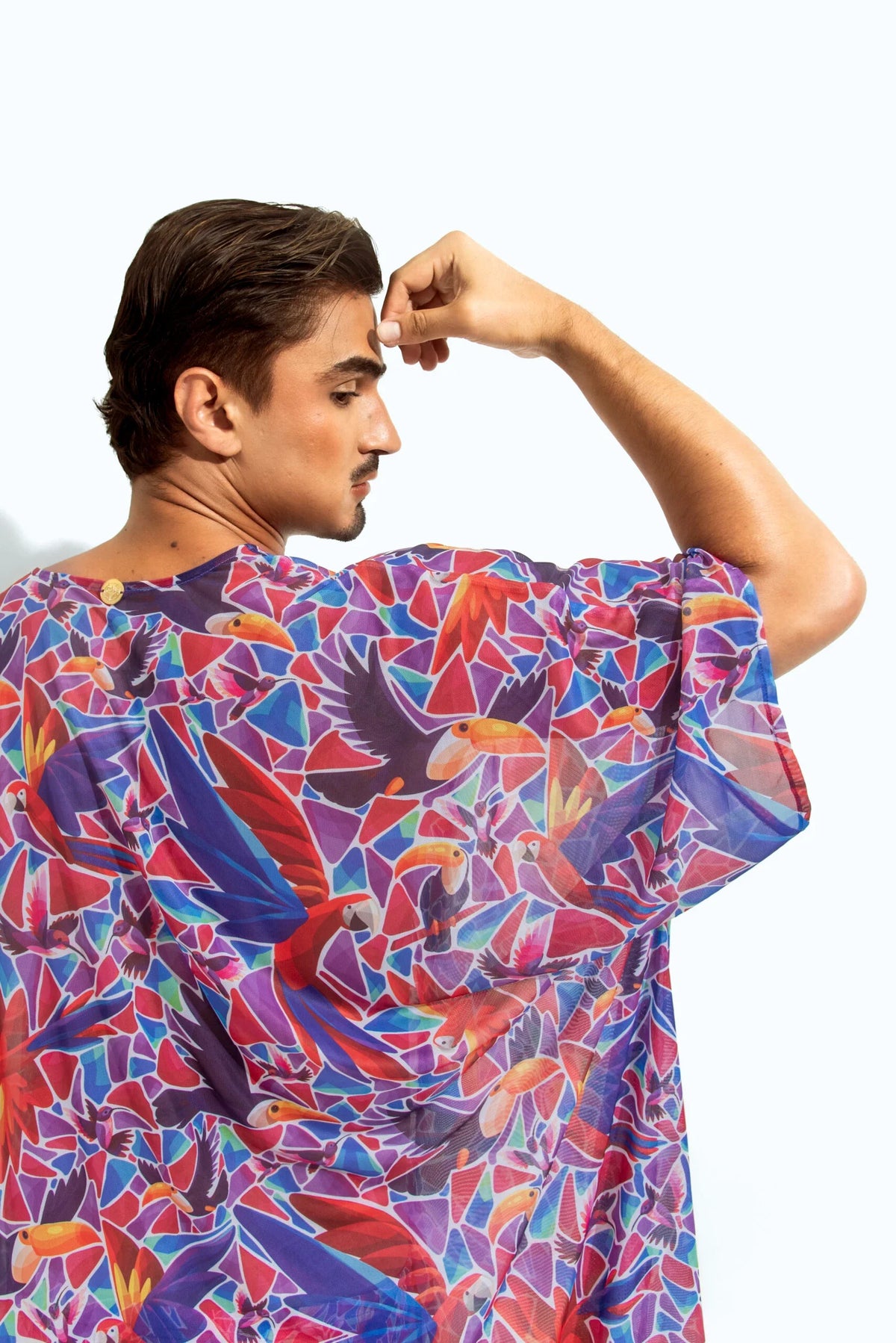 Poxeidon Men's Fauna Cover Up - Plumage