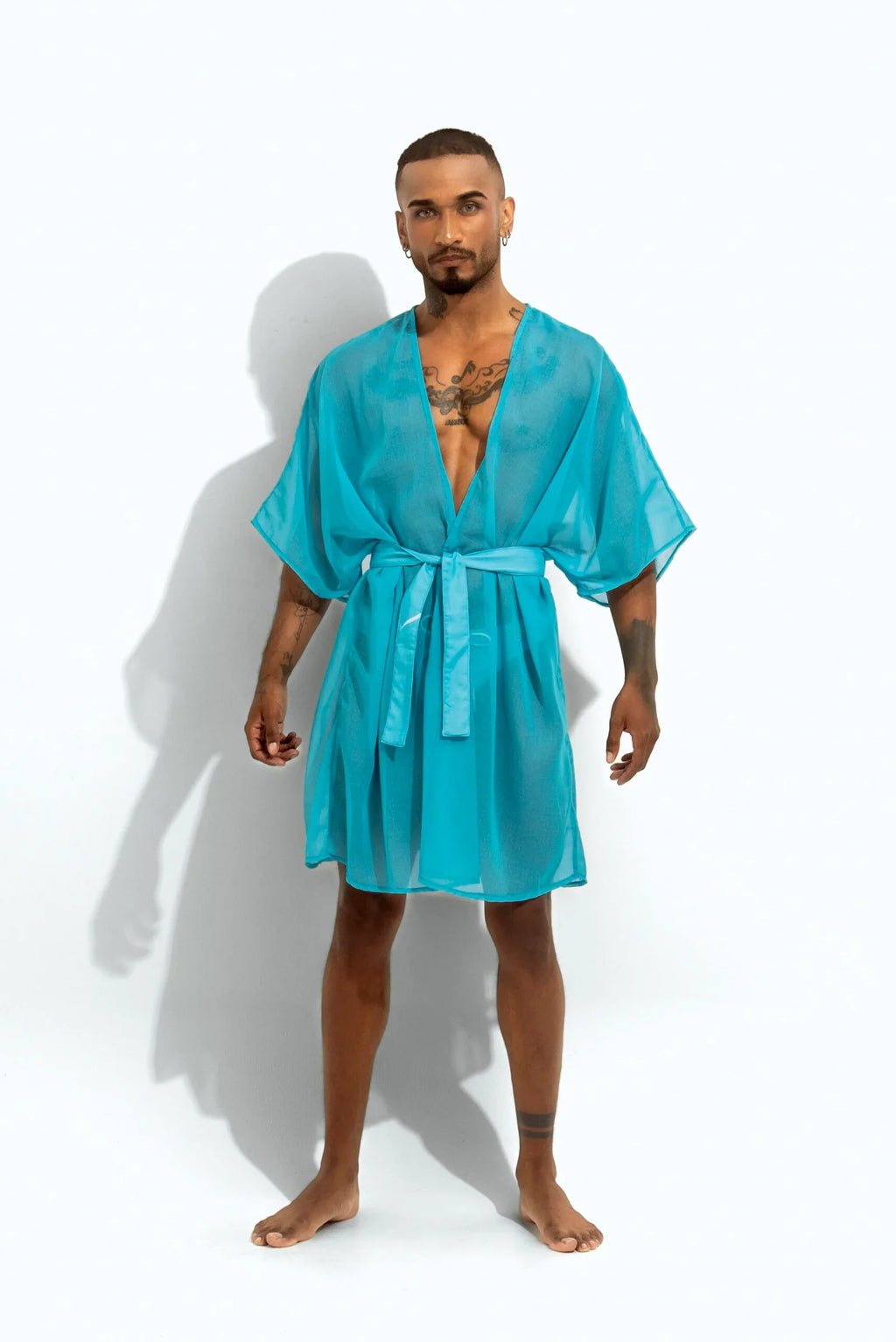 Poxeidon Men's The Solid Cover Up - Capri Current