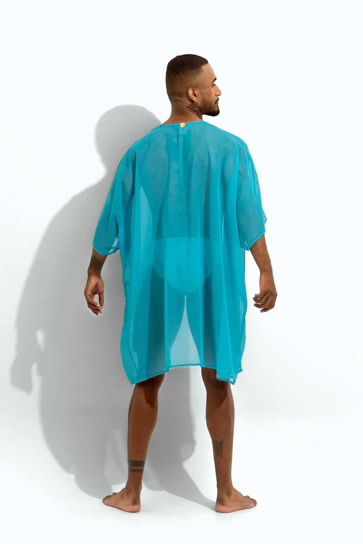 Poxeidon Men's The Solid Cover Up - Capri Current