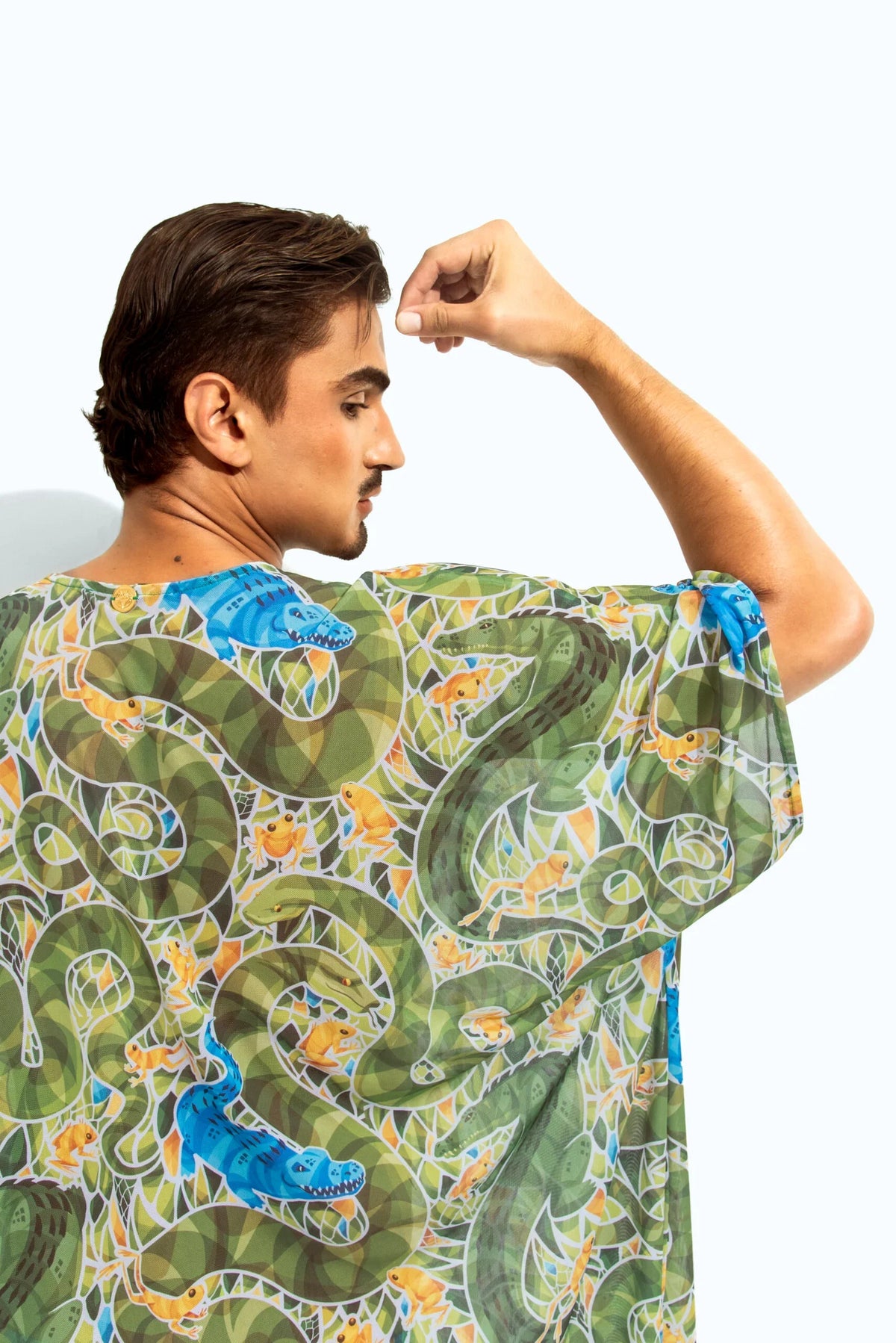 Poxeidon Men's Fauna Cover Up - Venom