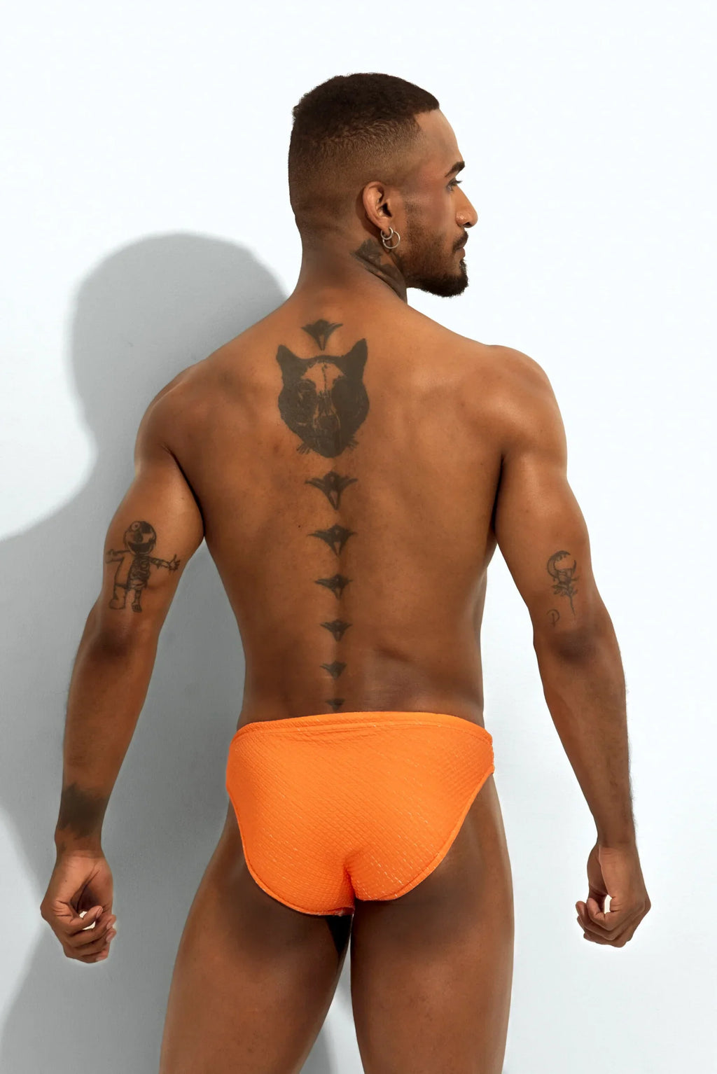 Poxeidon Herren The Solid Siren Badehose - Marigold Instinct