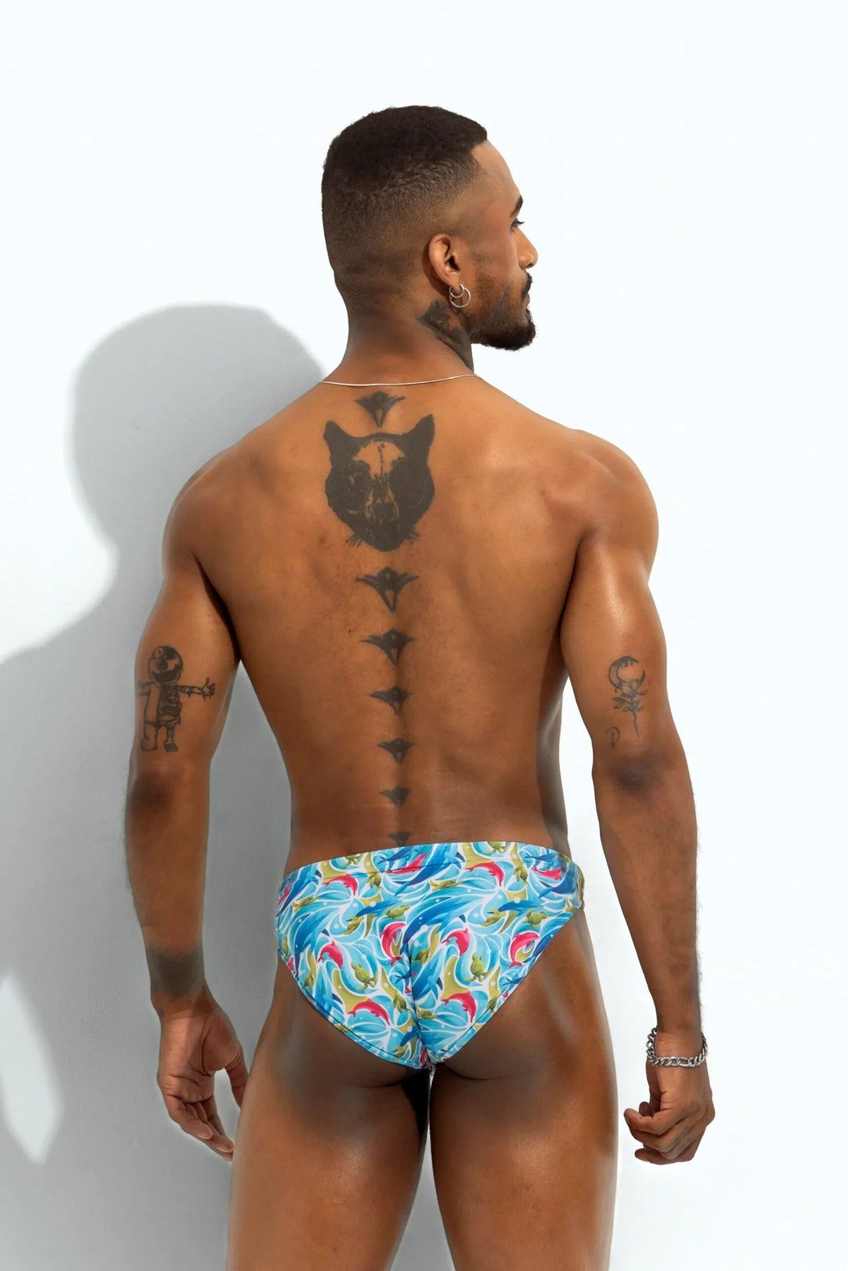 Poxeidon Men's The Siren Swim Brief - Aqua Current