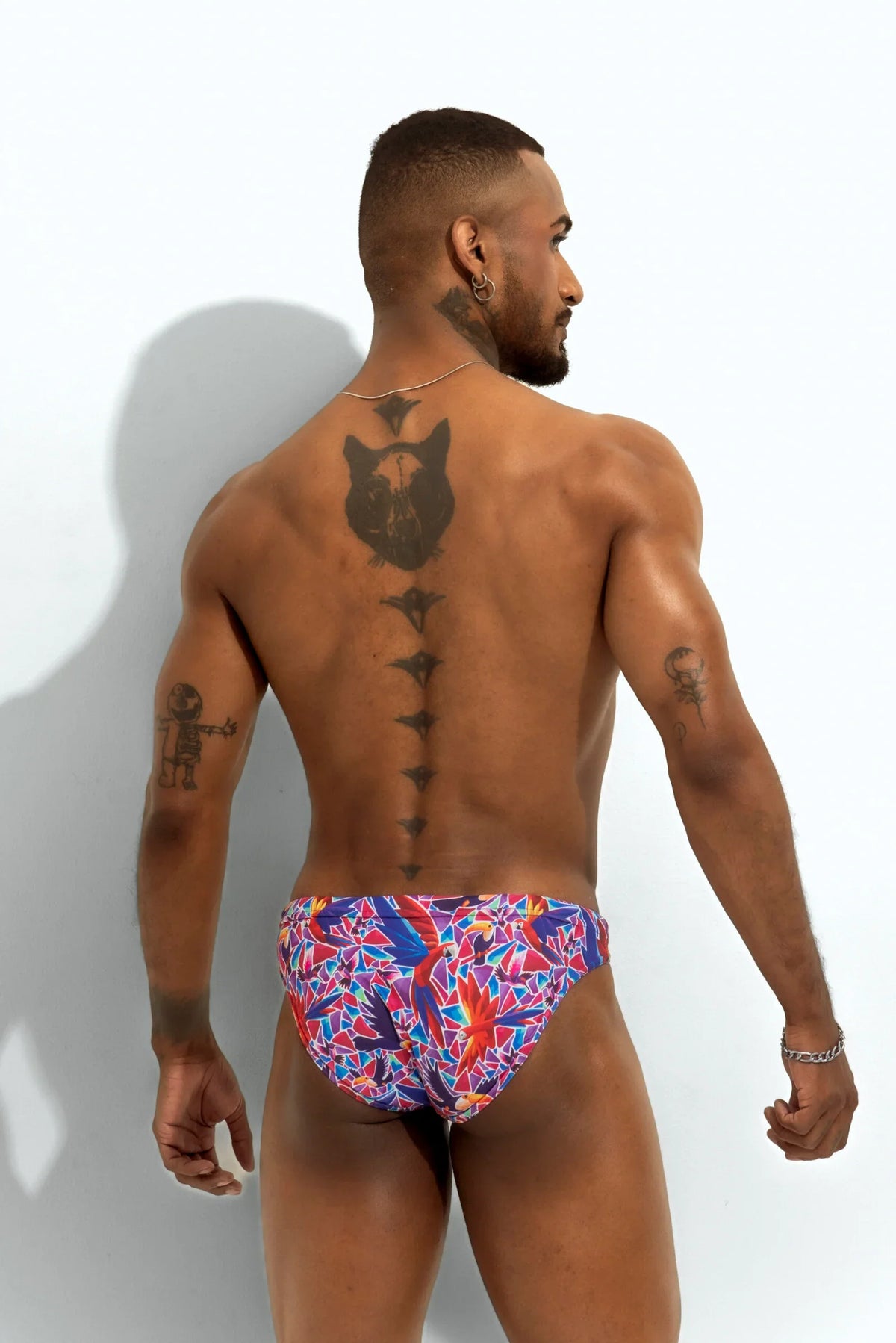 Poxeidon Men's The Siren Swim Brief - Plumage