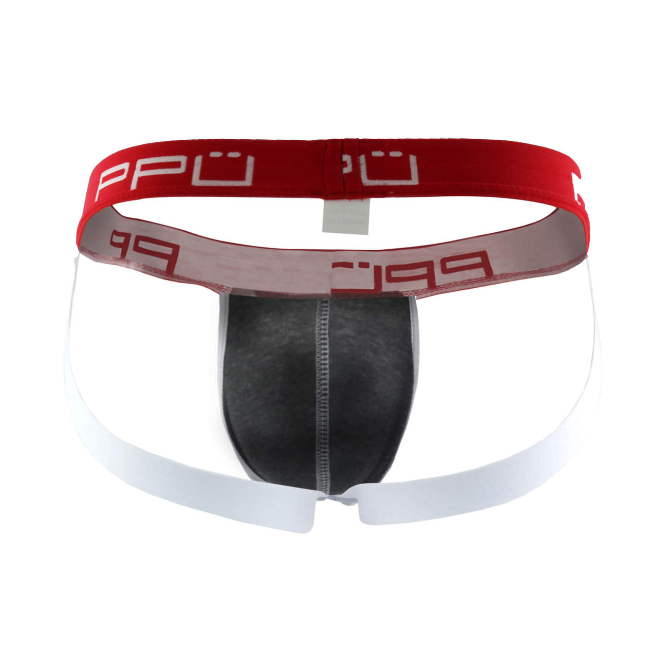 PPU 1308 Jockstrap Color Gris-Rojo