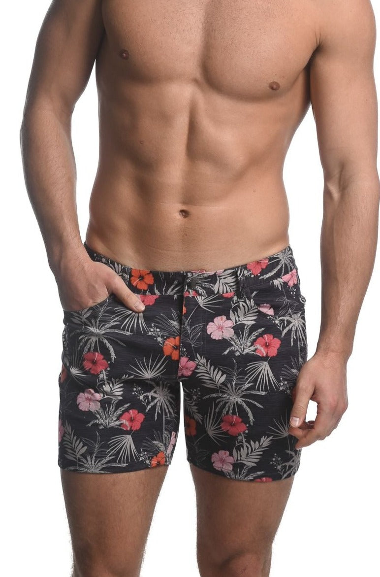 PRINTED STRETCH KNIT SHORT - DealByEthan.gay loves ST33LE