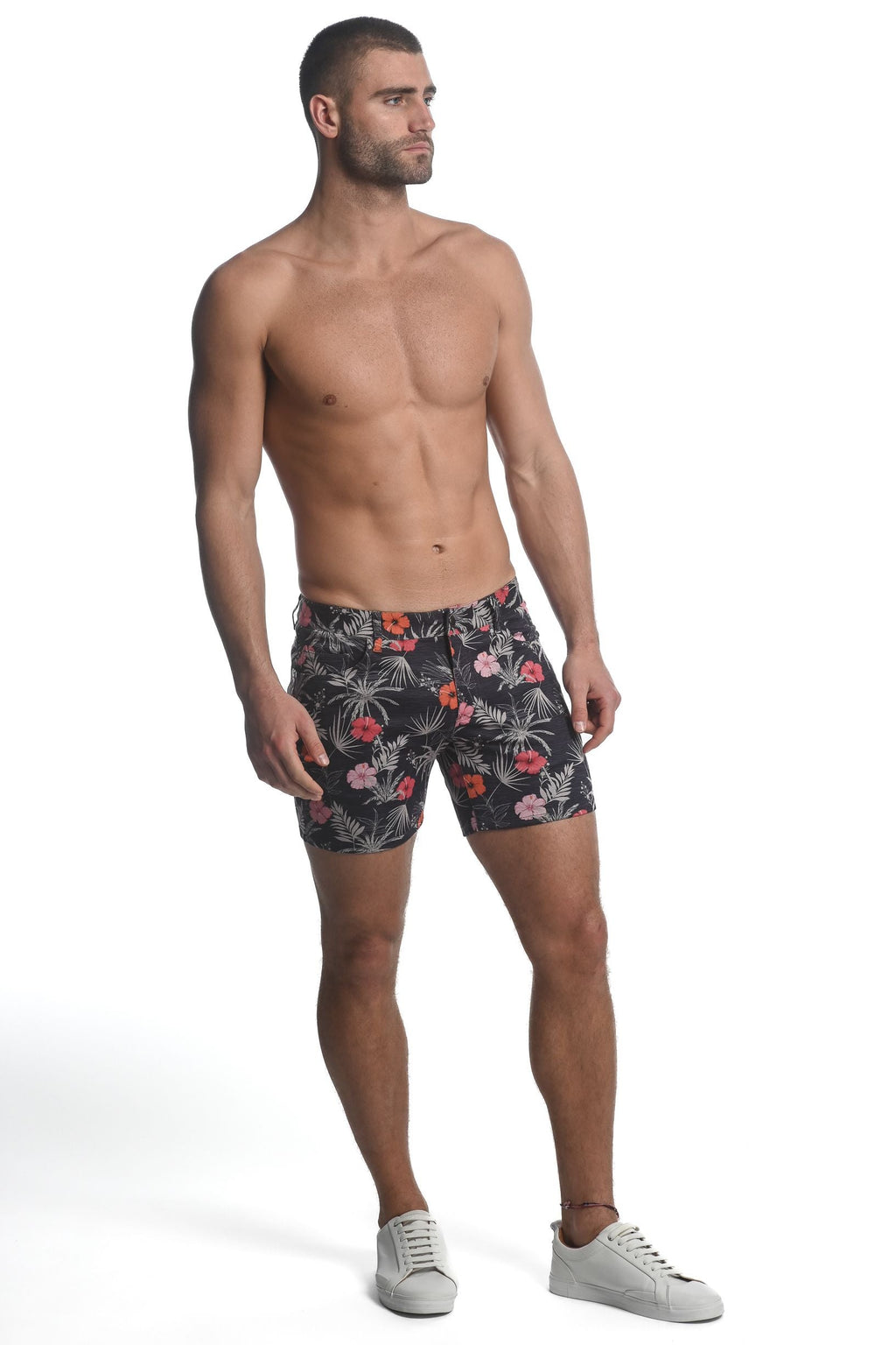 PRINTED STRETCH KNIT SHORT - DealByEthan.gay loves ST33LE
