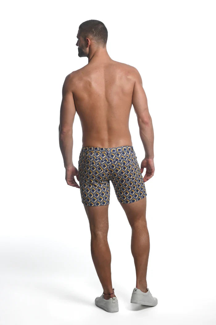 PRINTED STRETCH KNIT SHORT - DealByEthan.gay loves ST33LE