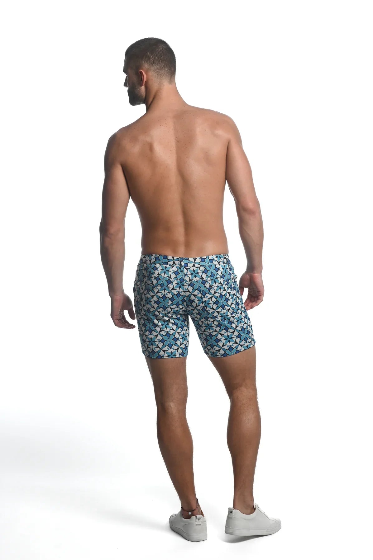 PRINTED STRETCH KNIT SHORT - DealByEthan.gay loves ST33LE