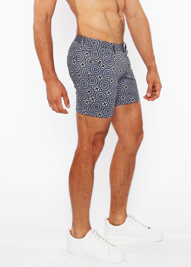 PRINTED STRETCH KNIT SHORT - DealByEthan.gay loves ST33LE