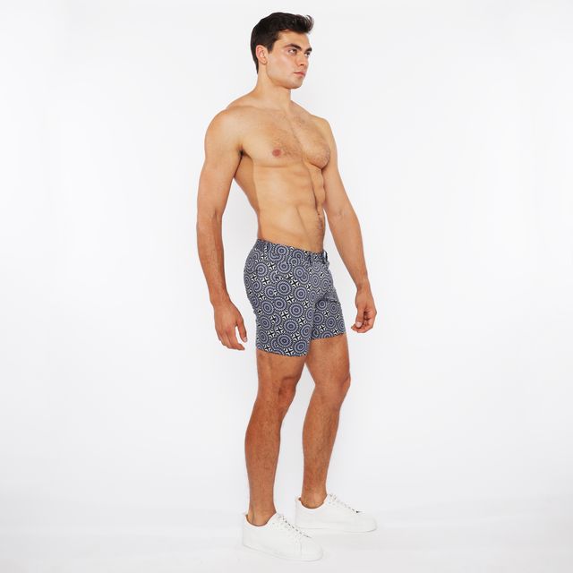 PRINTED STRETCH KNIT SHORT - DealByEthan.gay loves ST33LE