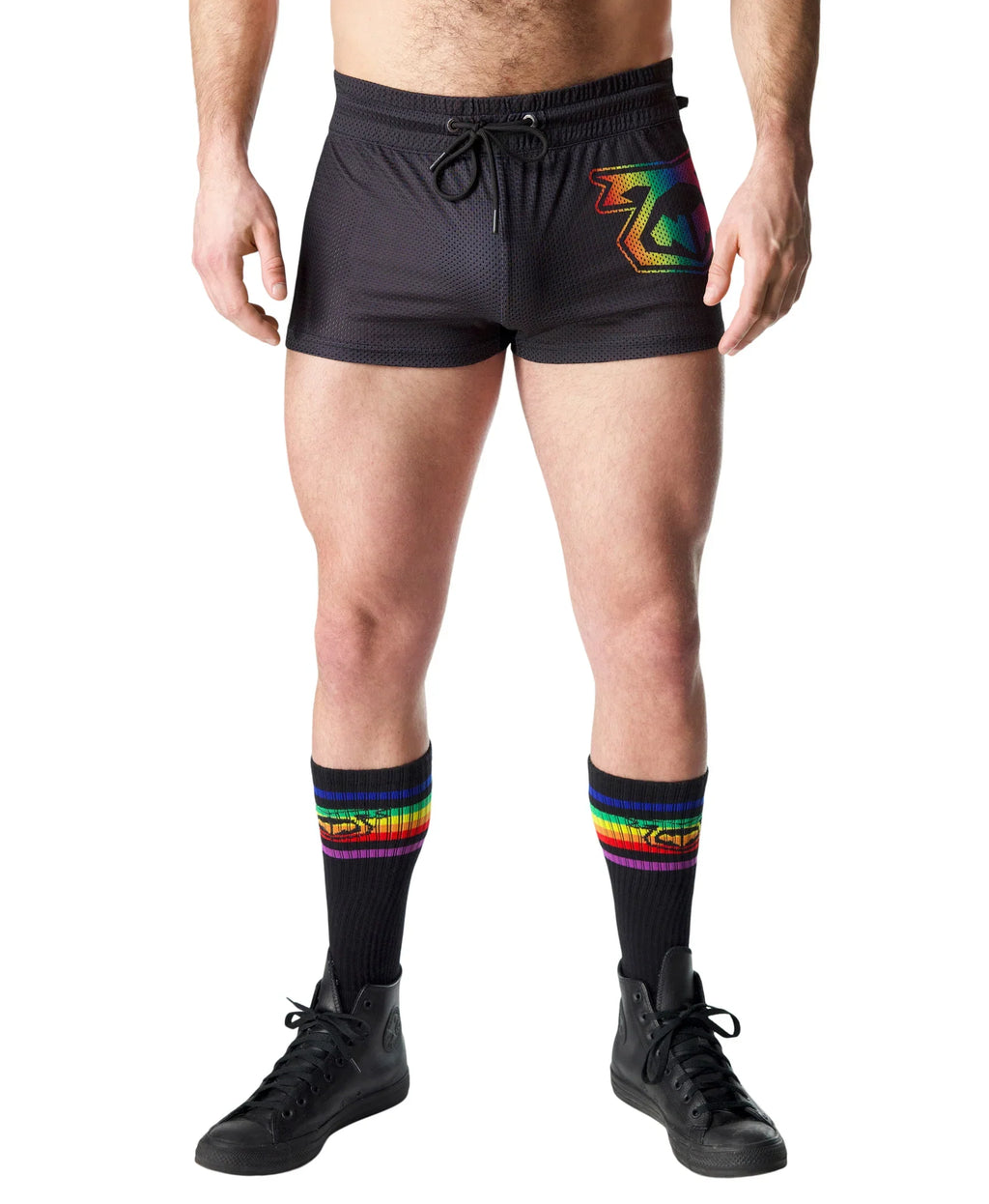 PRISM PRIDE TRUNK SHORT - DealByEthan.gay loves Nasty Pig