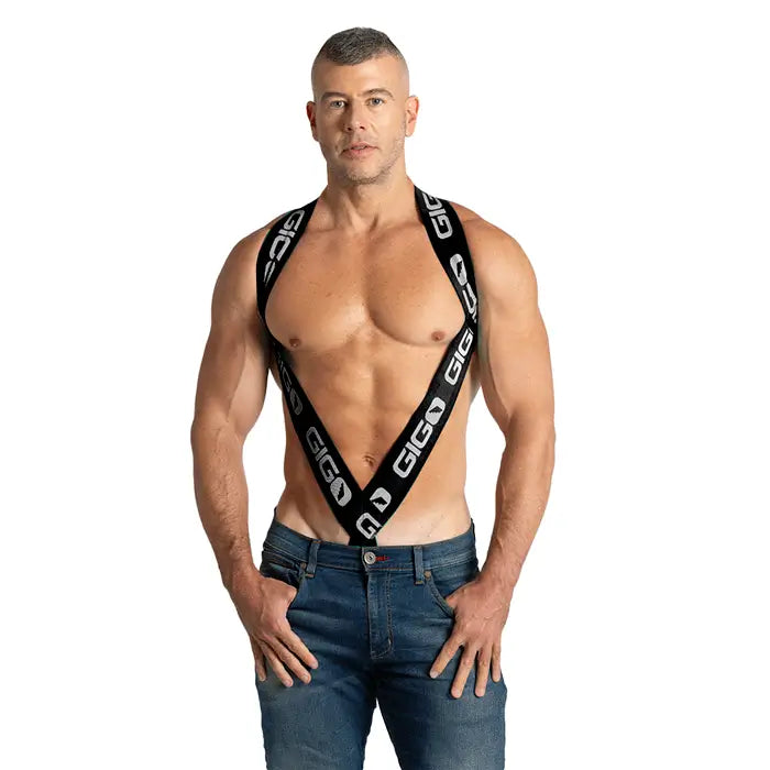 PURITY BLACK HARNESS - Sexy black harness for men