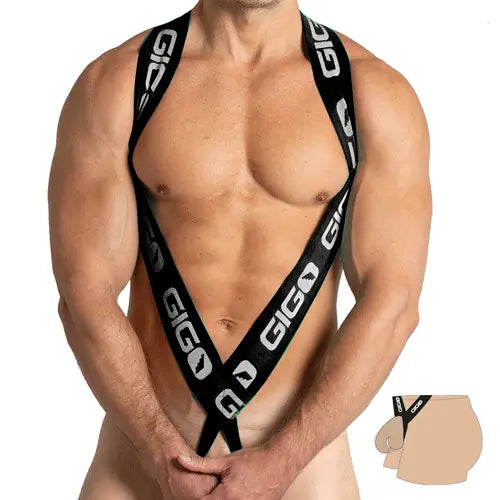 PURITY BLACK HARNESS - Sexy black harness for men