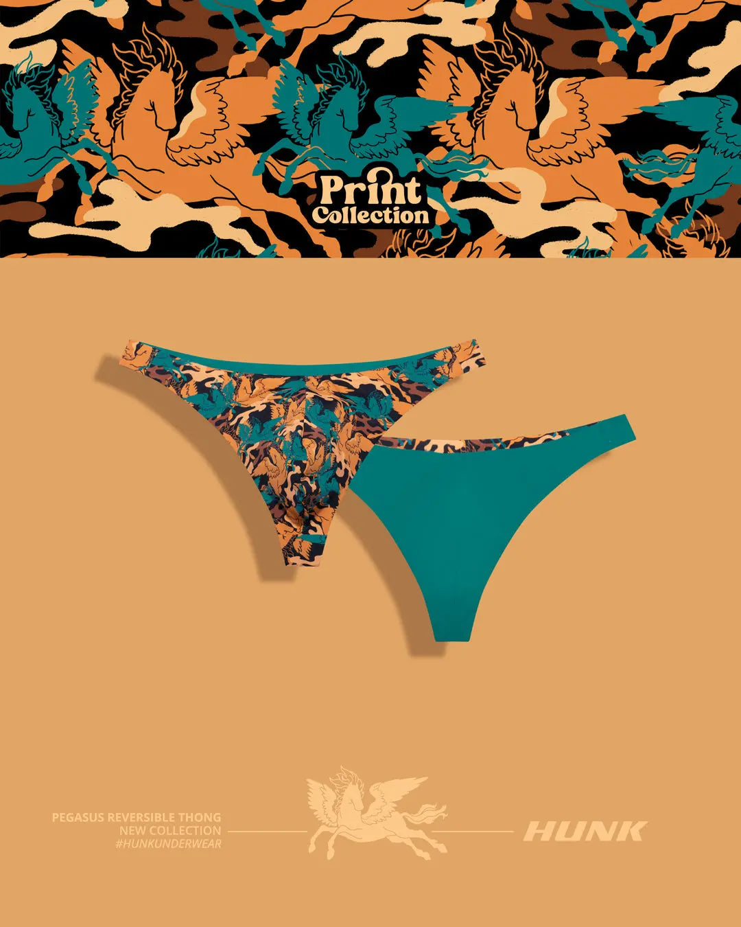 Pegasus Reversible Thong - DealByEthan.gay loves HUNK Menswear