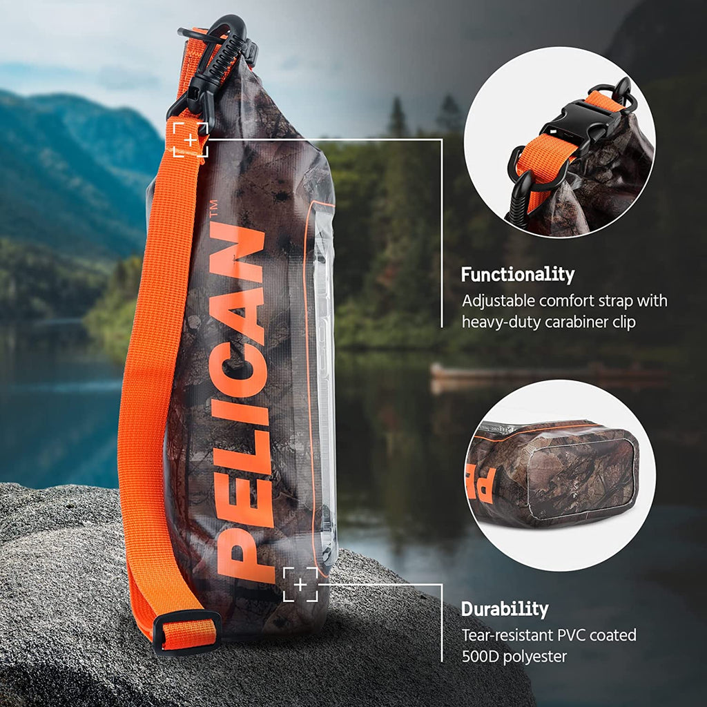 Wasserabweisende Trockentasche von Pelican Marine – (Hunter Camo)