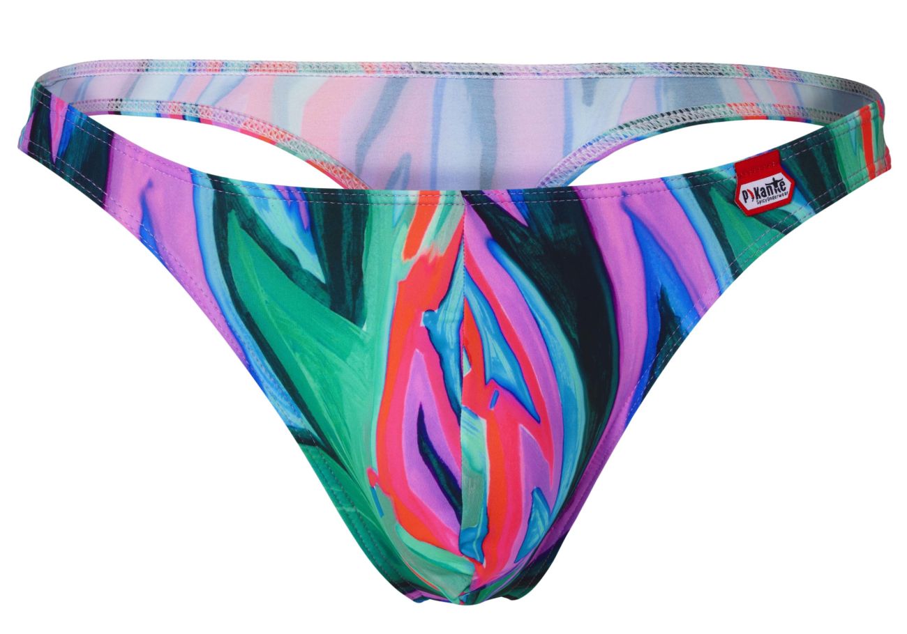 Pikante PIK 1829 Abstract Thongs Color Green - DealByEthan.gay loves Pikante