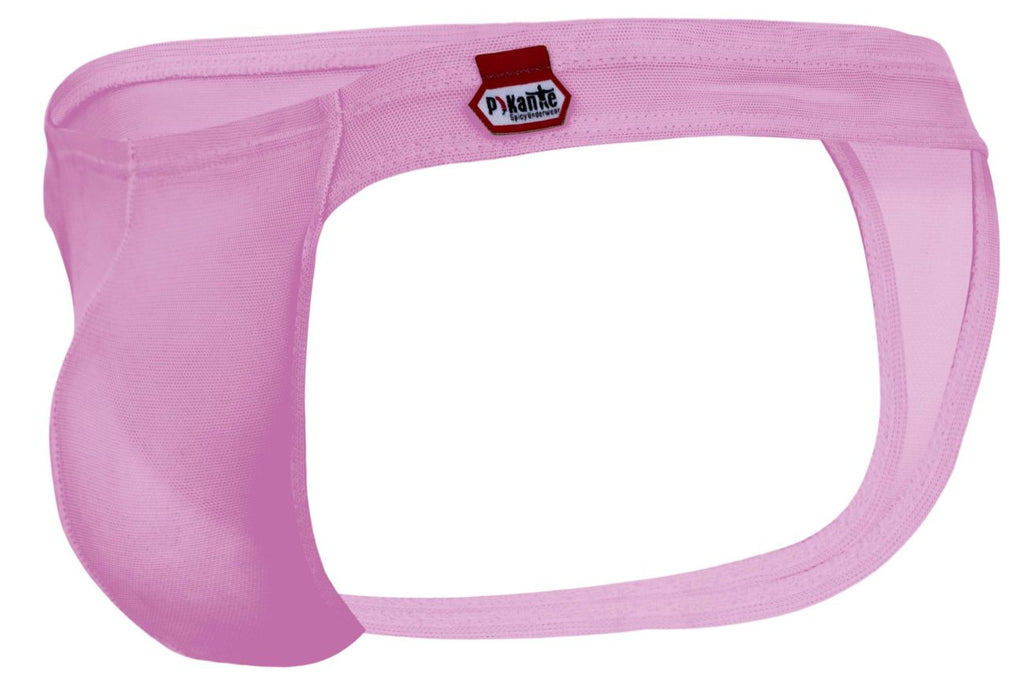 Pink Pyante Pikante PIK 2115 amusing lilac men’s briefs made of stretchy sheer fabric with contoured design