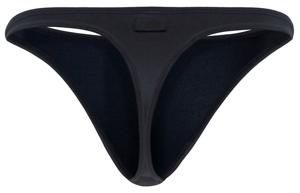 Black pikante pik 2119 candy thong made of smooth stretchy fabric with minimalist design and subtle edge stitching