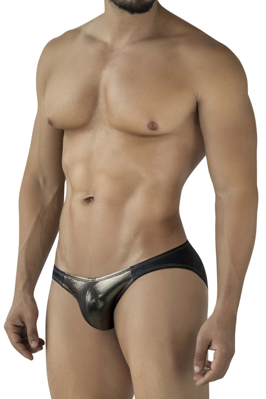 Pikante PIK 2121 Gold Cup Briefs Color Black - DealByEthan.gay loves Pikante