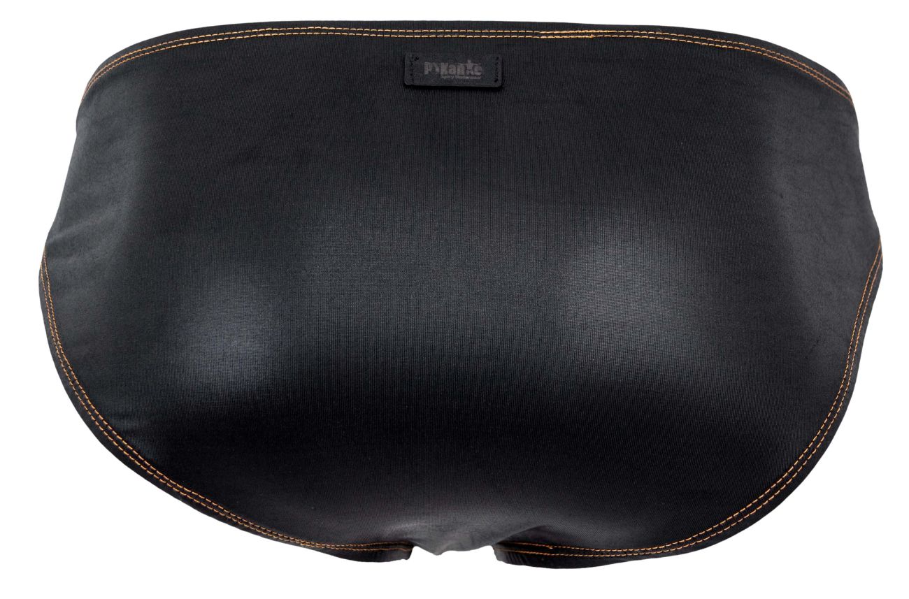 Pikante PIK 2121 Gold Cup Briefs Color Black - DealByEthan.gay loves Pikante