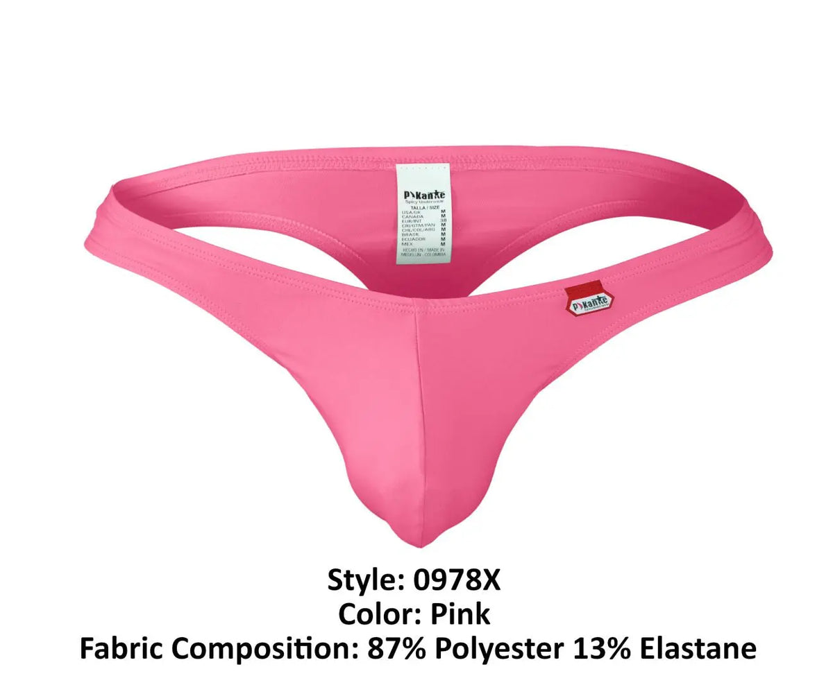 Ropa interior masculina picante PIK 0978X Tangas Angola Color Rosa