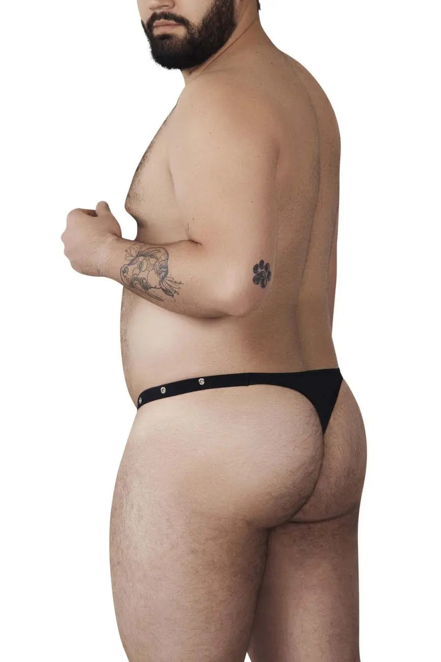 Pikante Men's Underwear PIK 1025X Perusa Thongs Color Black