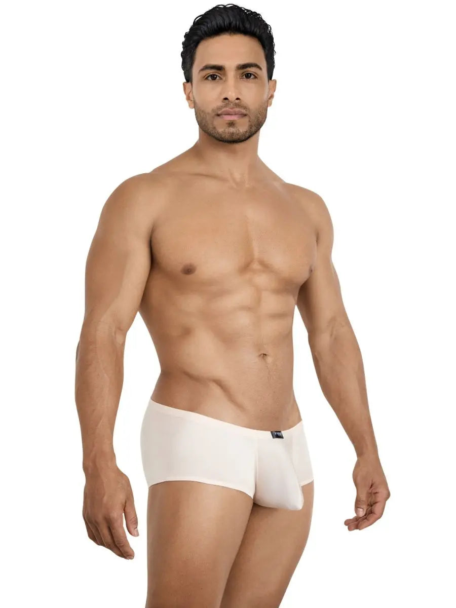 Ropa interior masculina picante PIK 26088 Bóxers ajustados tipo tanga, color beige