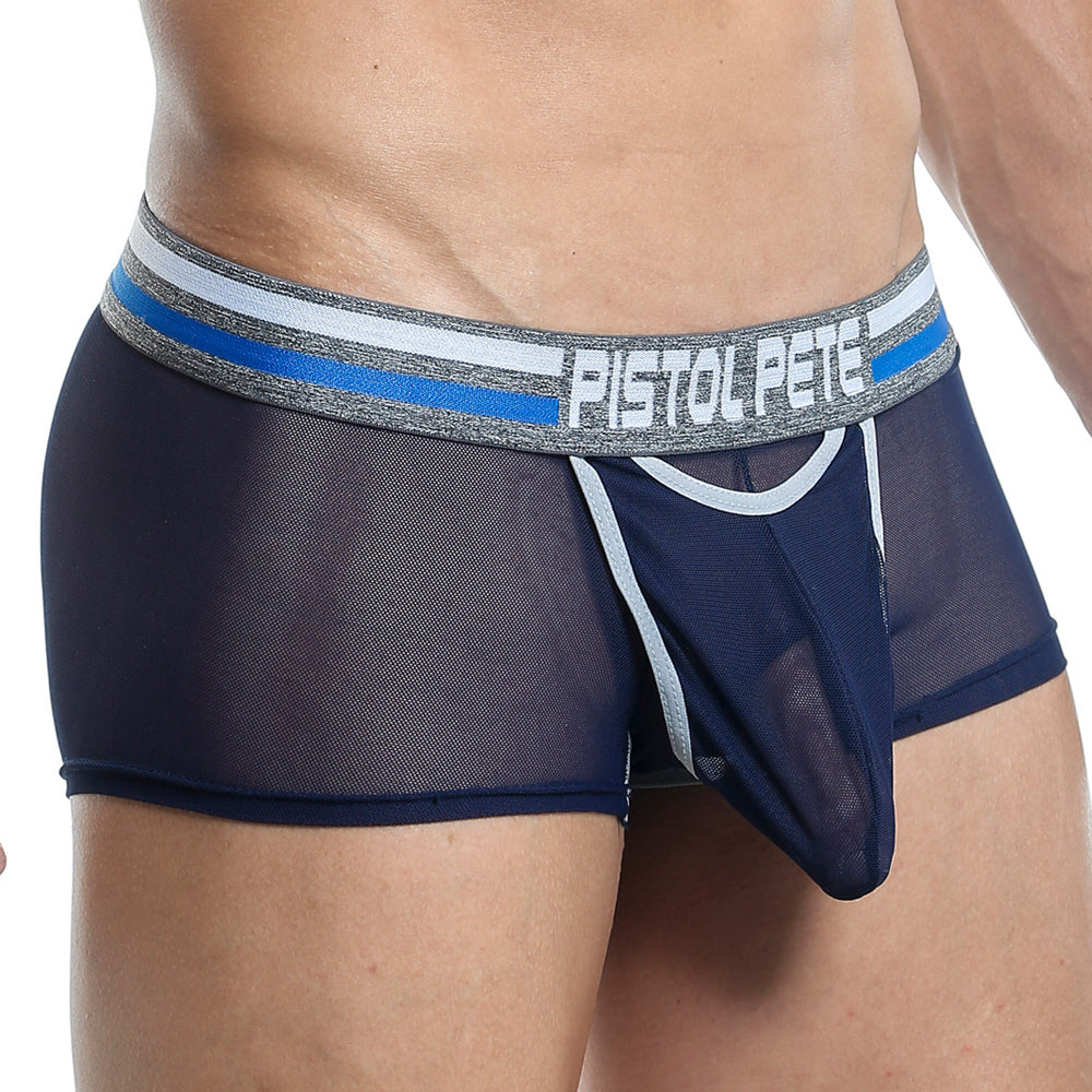 Pistol Pete PPG021 Boxer Trunk Royal Bl/White - DealByEthan.gay loves Pistol Pete