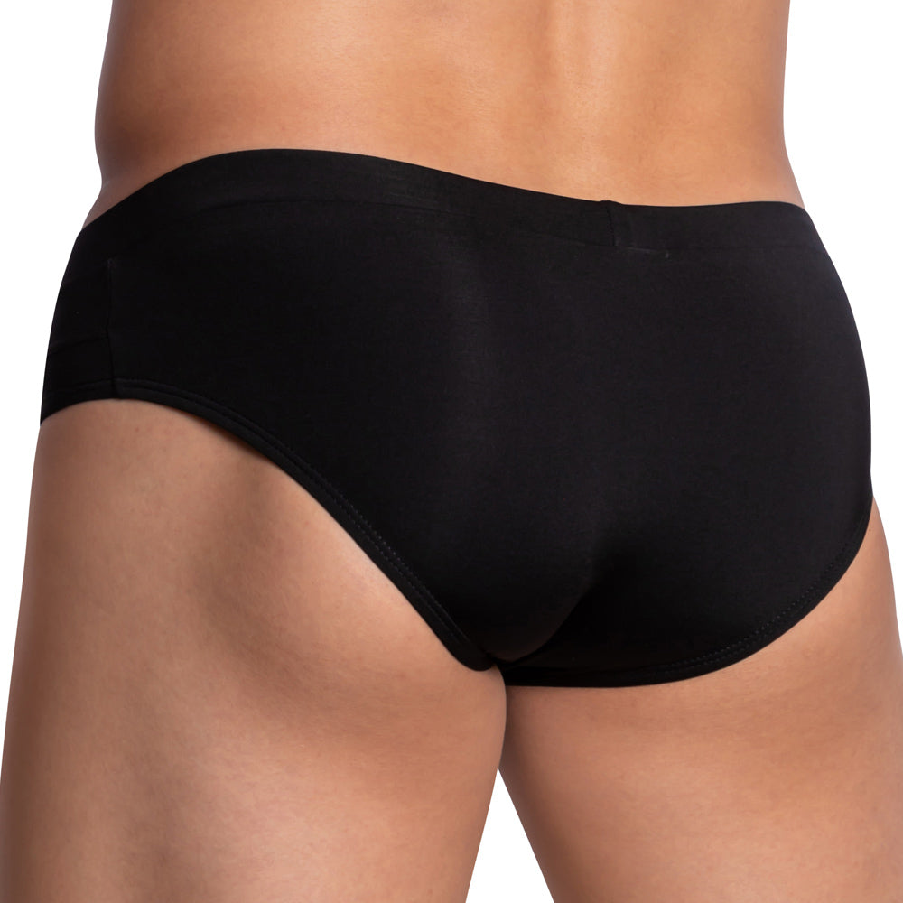 Black pistol pete ppj030 brief with smooth form-fitting design for comfortable everyday wear