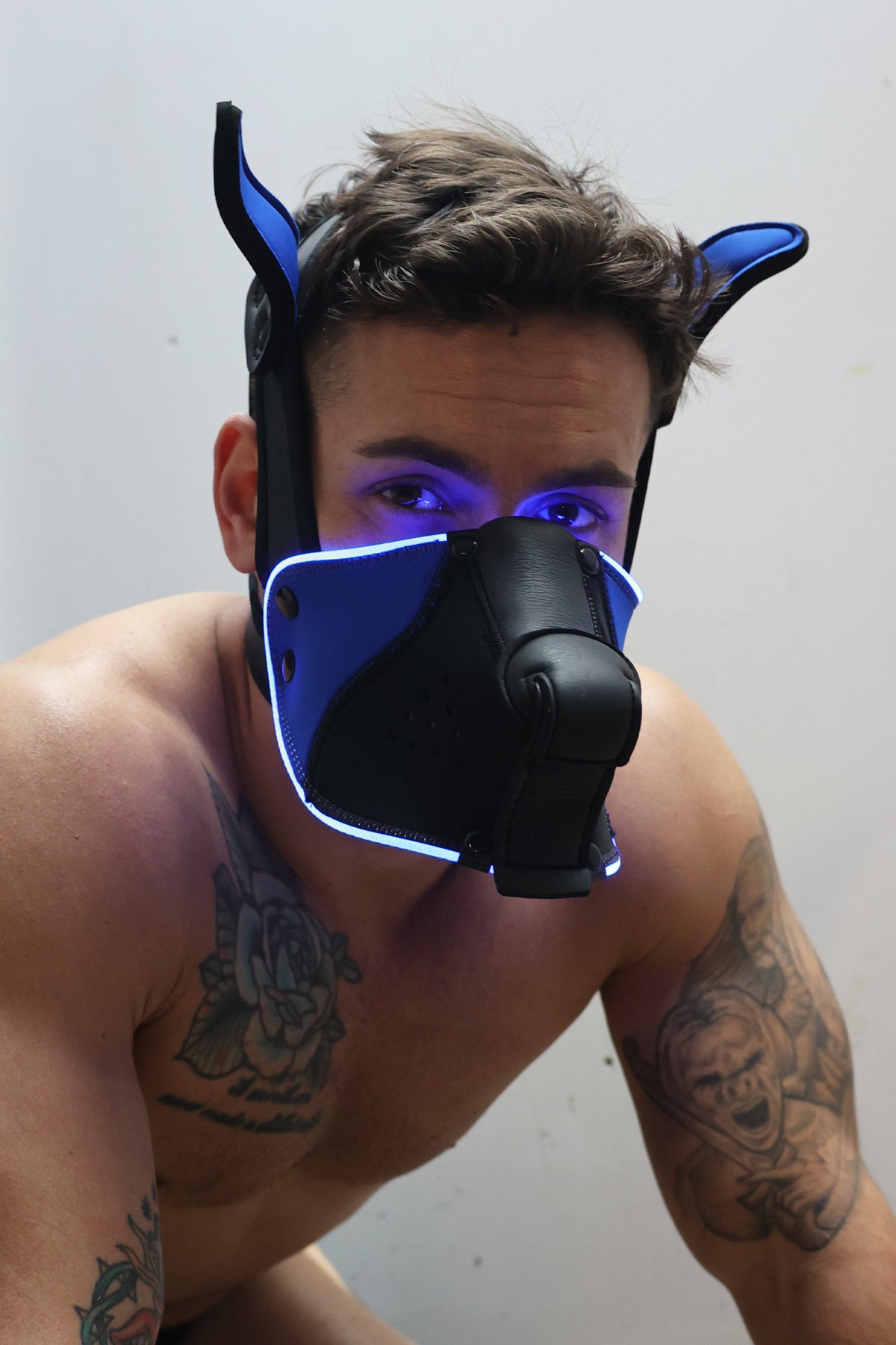 Poundtown Pup Mask 2.0 - Blue - DealByEthan.gay loves Breedwell
