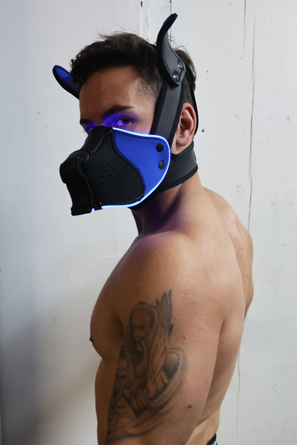 Poundtown Pup Mask 2.0 - Blue - DealByEthan.gay loves Breedwell