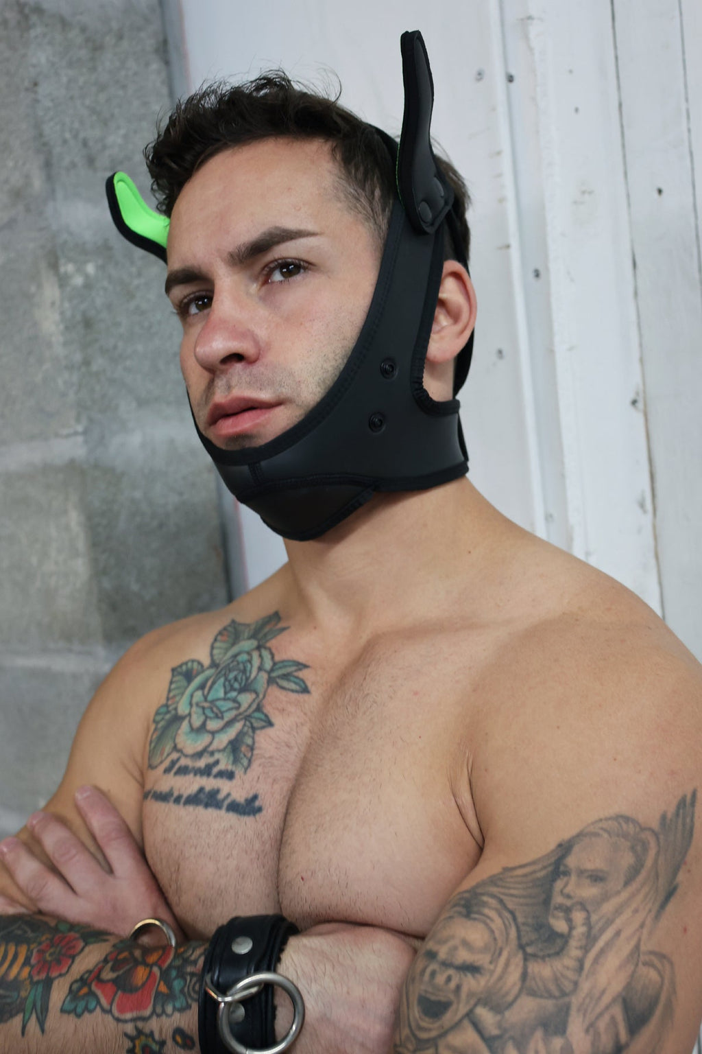 Poundtown Pup Mask 2.0 - Neon Green - DealByEthan.gay loves Breedwell
