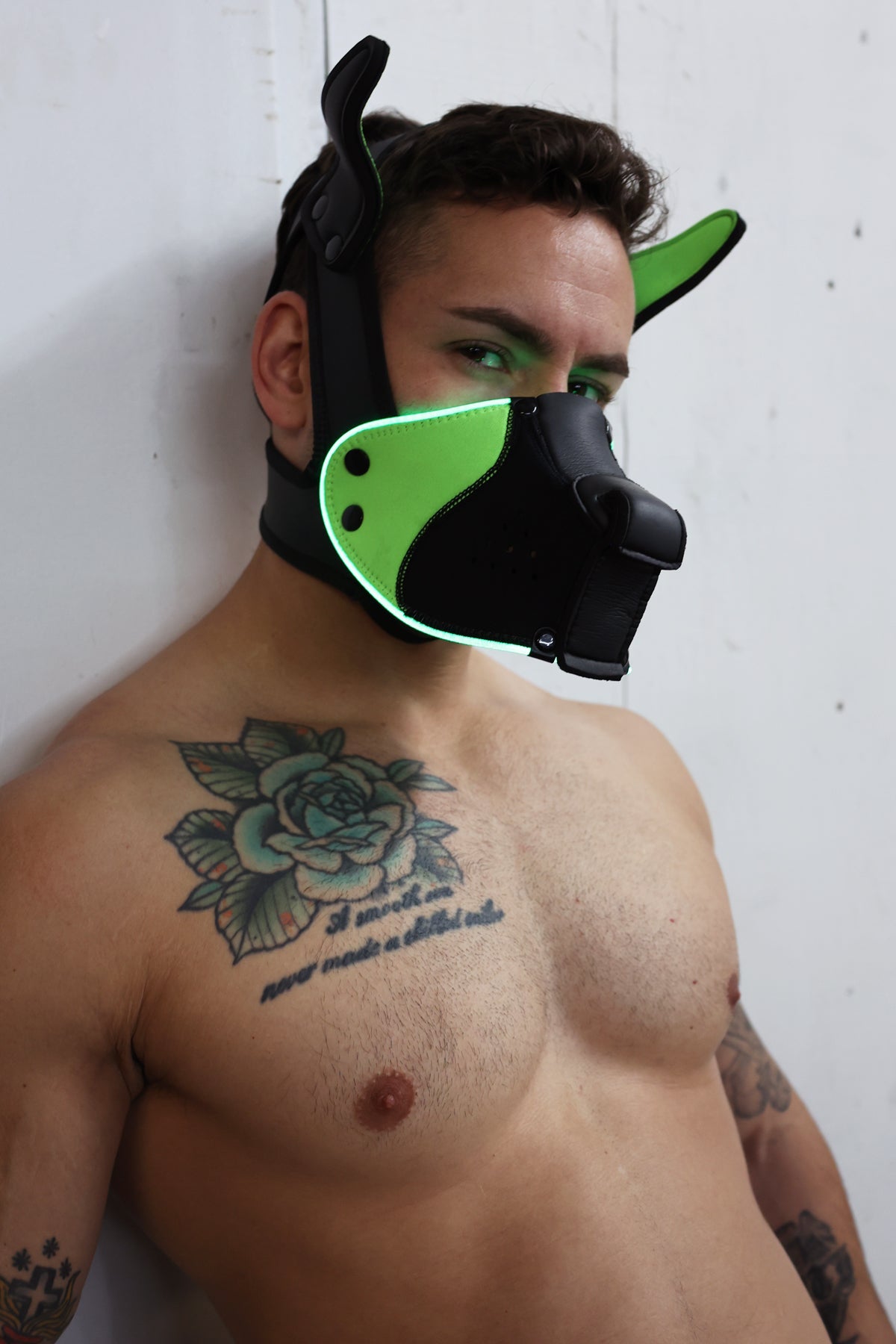 Poundtown Pup Mask 2.0 - Neon Green - DealByEthan.gay loves Breedwell