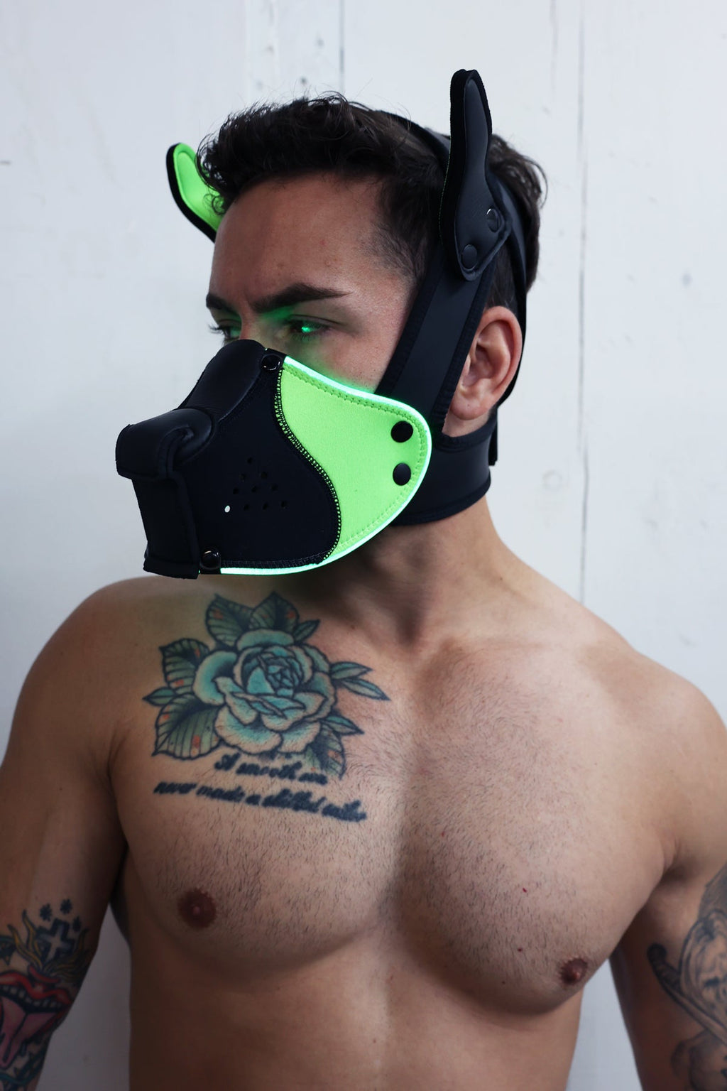 Poundtown Pup Mask 2.0 - Neon Green - DealByEthan.gay loves Breedwell