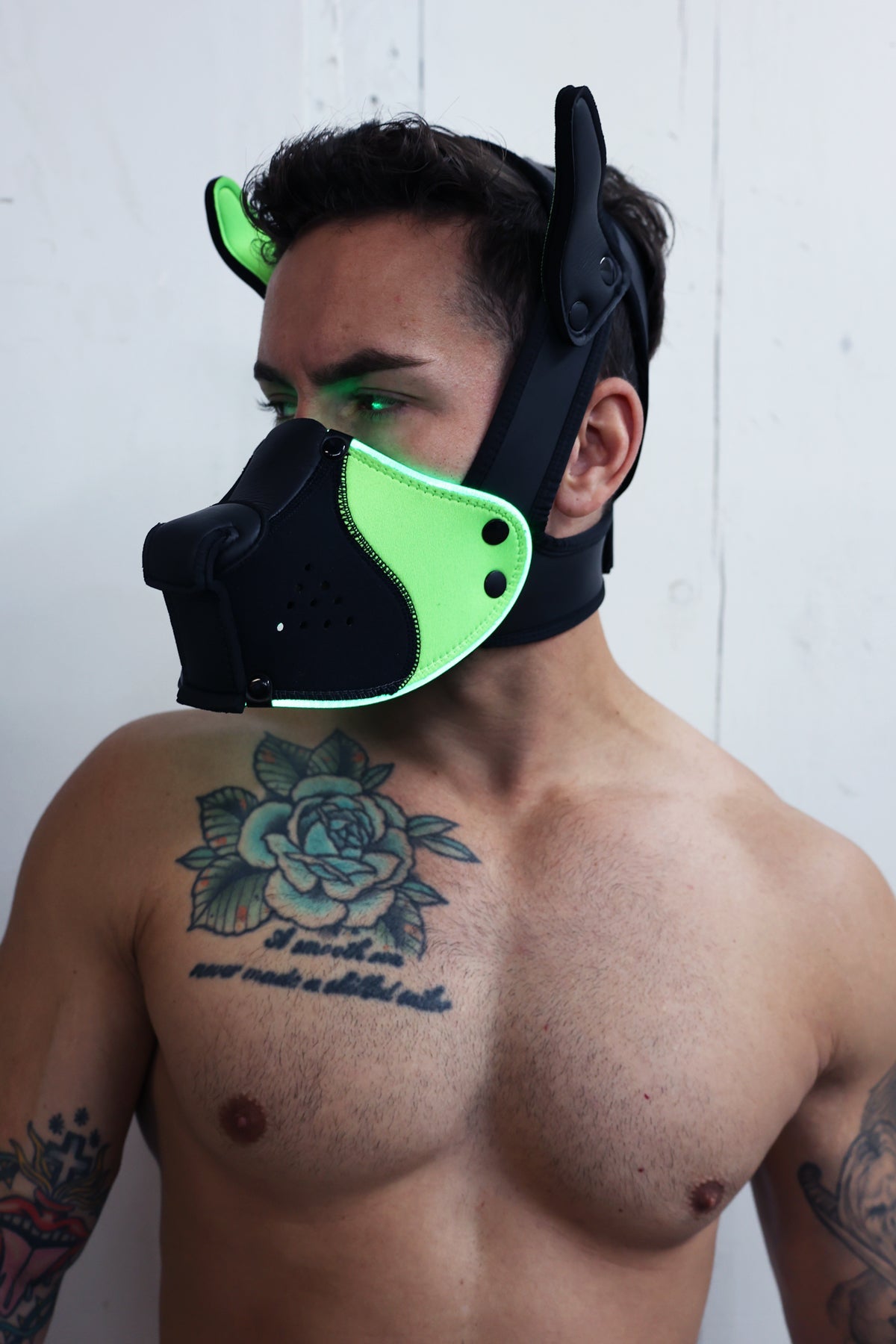 Poundtown Pup Mask 2.0 - Neon Green - DealByEthan.gay loves Breedwell