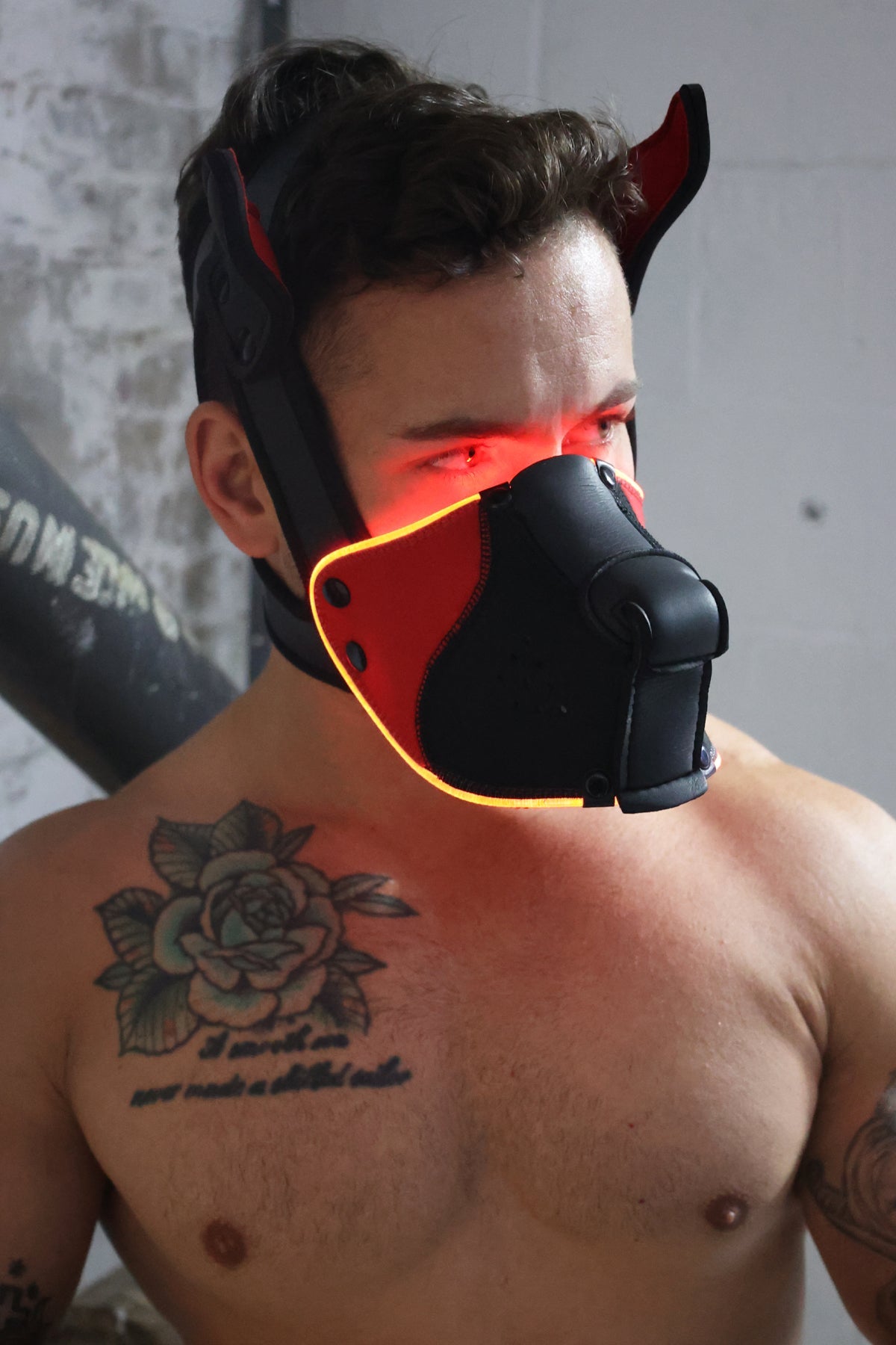 Poundtown Pup Mask 2.0 - Red - DealByEthan.gay loves Breedwell