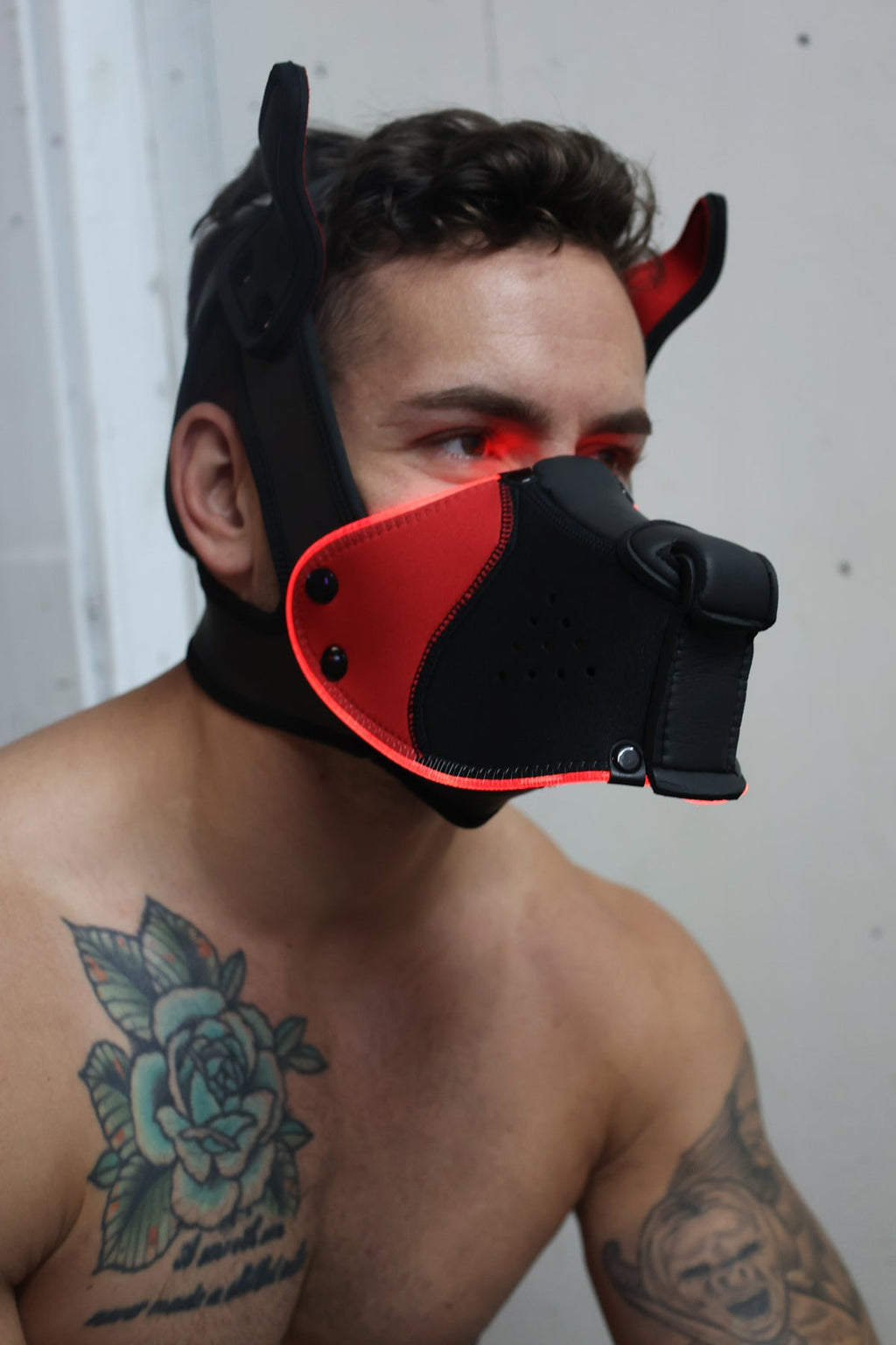 Poundtown Pup Mask 2.0 - Red - DealByEthan.gay loves Breedwell
